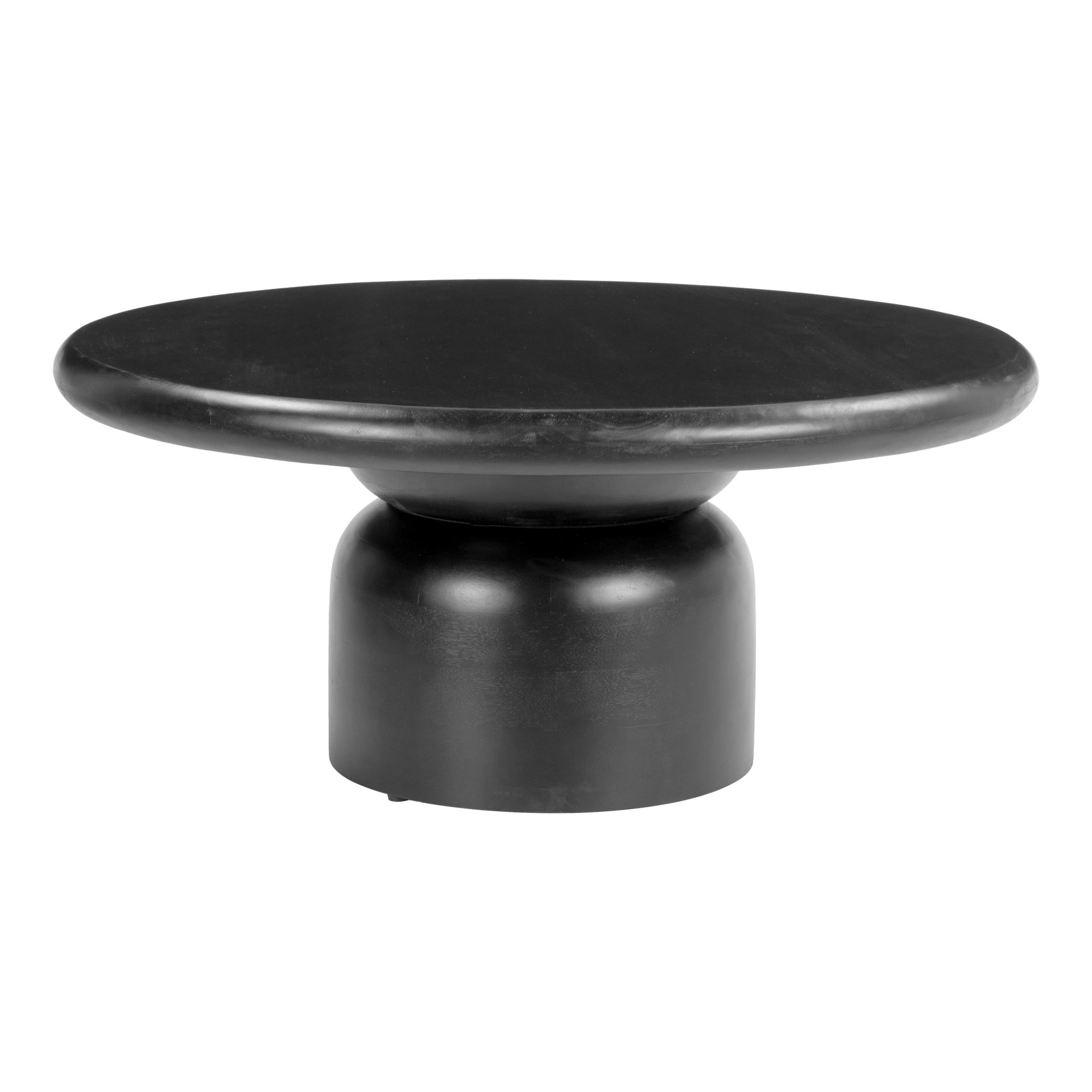 ZUO 110228 Black Mango Wood Modern Coffee Table
