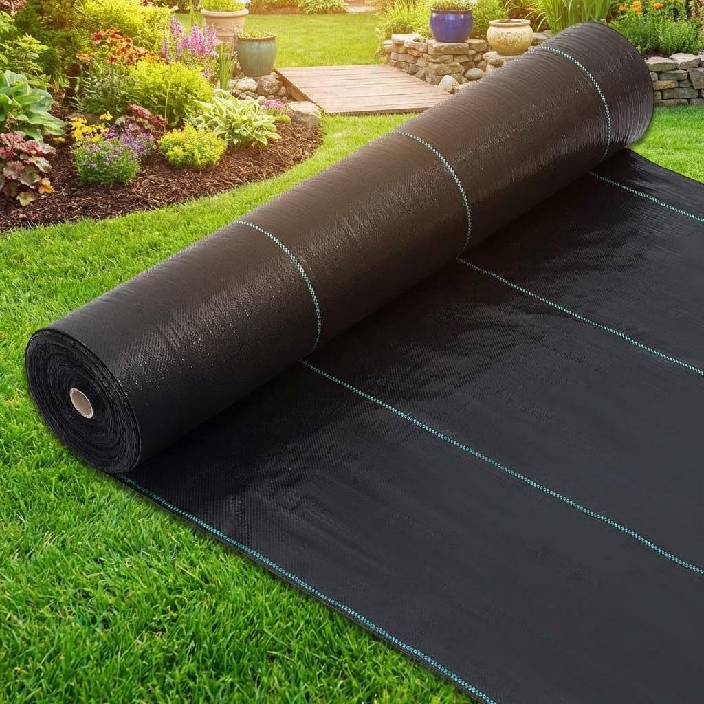 DEXSO 3 X 300 Ft Premium Weed Barrier Landscape Fabric 3.24 Oz Heavy Duty