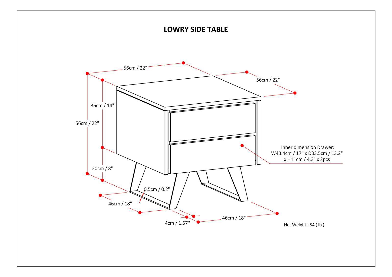 Simpli Home AXCLRY-04 End-Tables - View #8