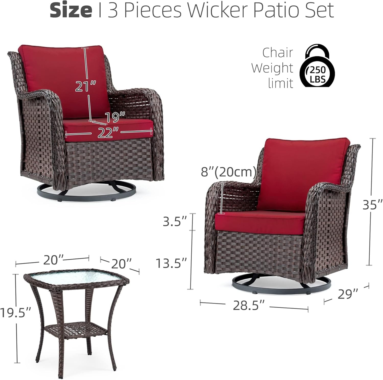 Garvee ZHY6-PPG-33BREE87 Patio-Chairs - View #3