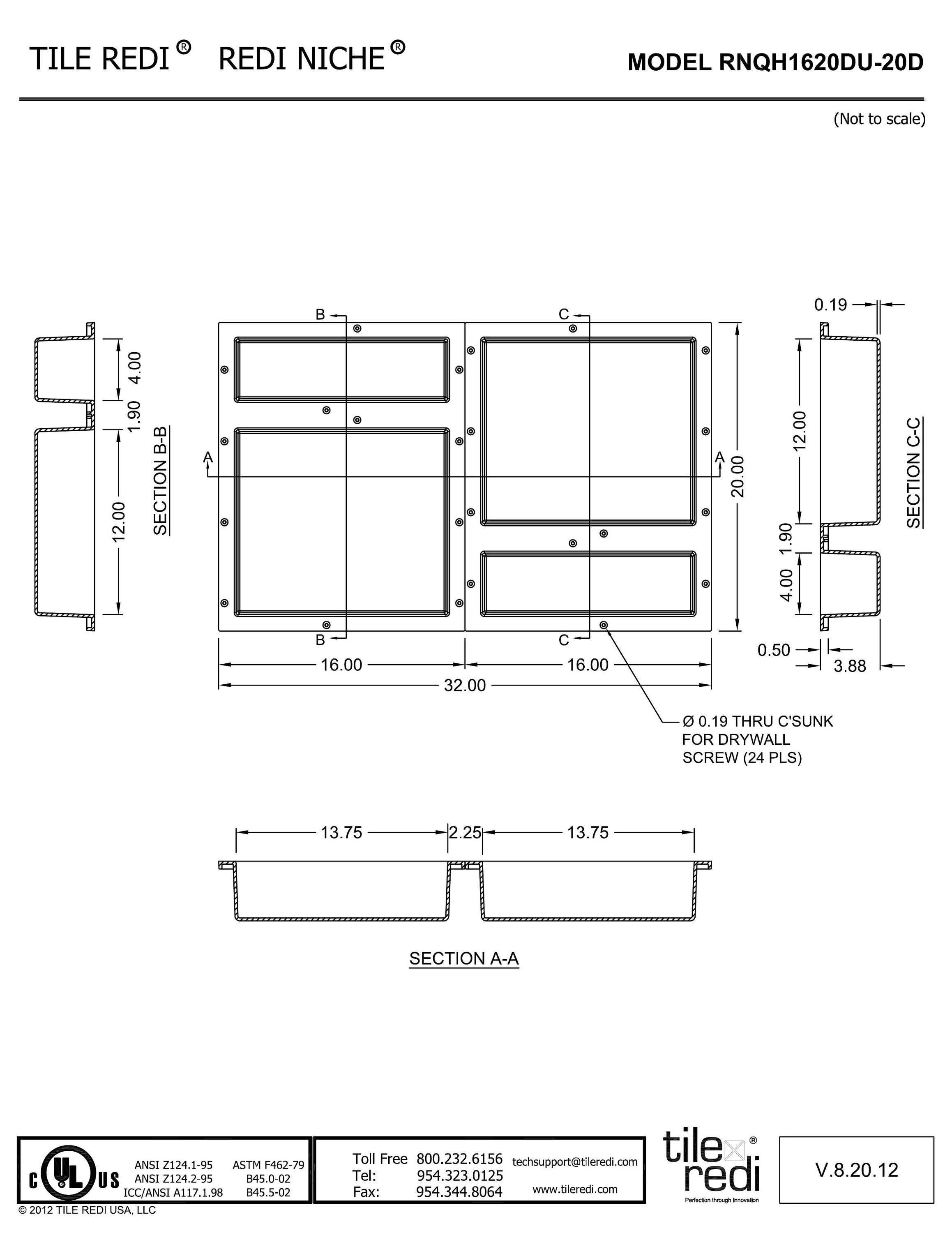 Tile Redi RNQH1620DU-20D Shower-Accessories - View #5