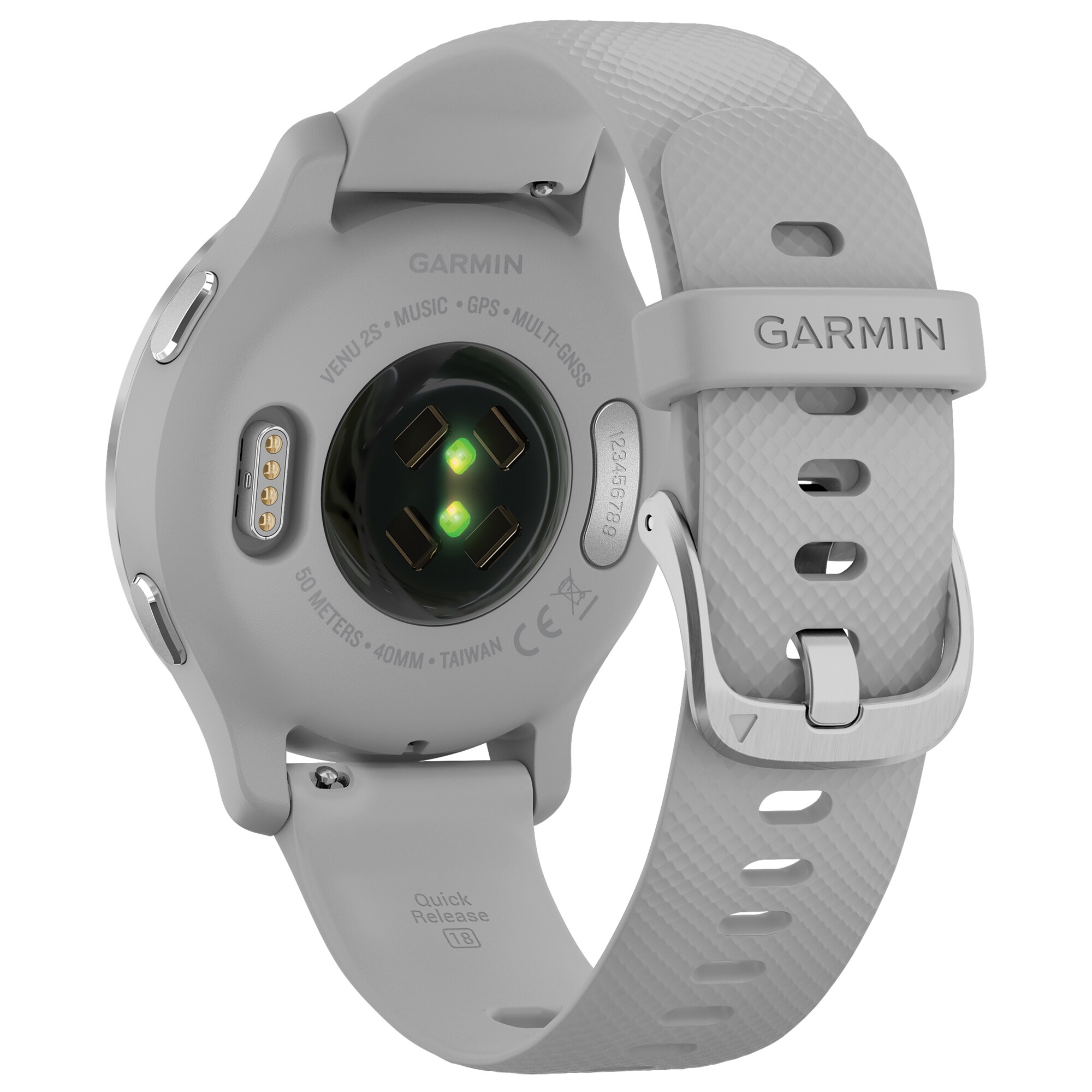 Garmin Venu 2 Fitness Tracking Smartwatch (2S 40 mm, Silver Stainless Steel  Bezel with Mist Gray Case and Silicone Band)