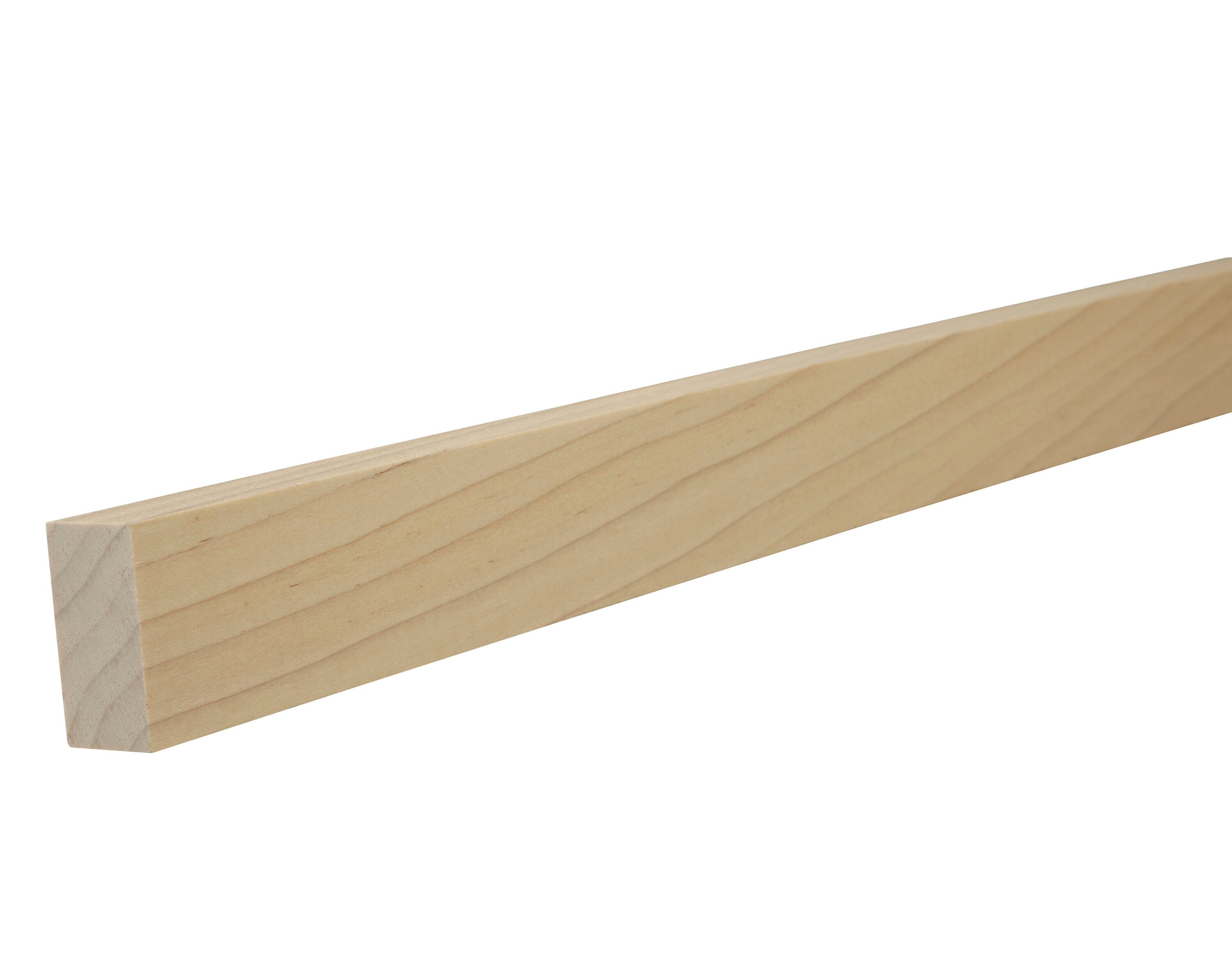 RELIABILT P 1X2 12 POPBD 1-in x 2-in x 12-ft Unfinished S4S Poplar Common Hardwood Board