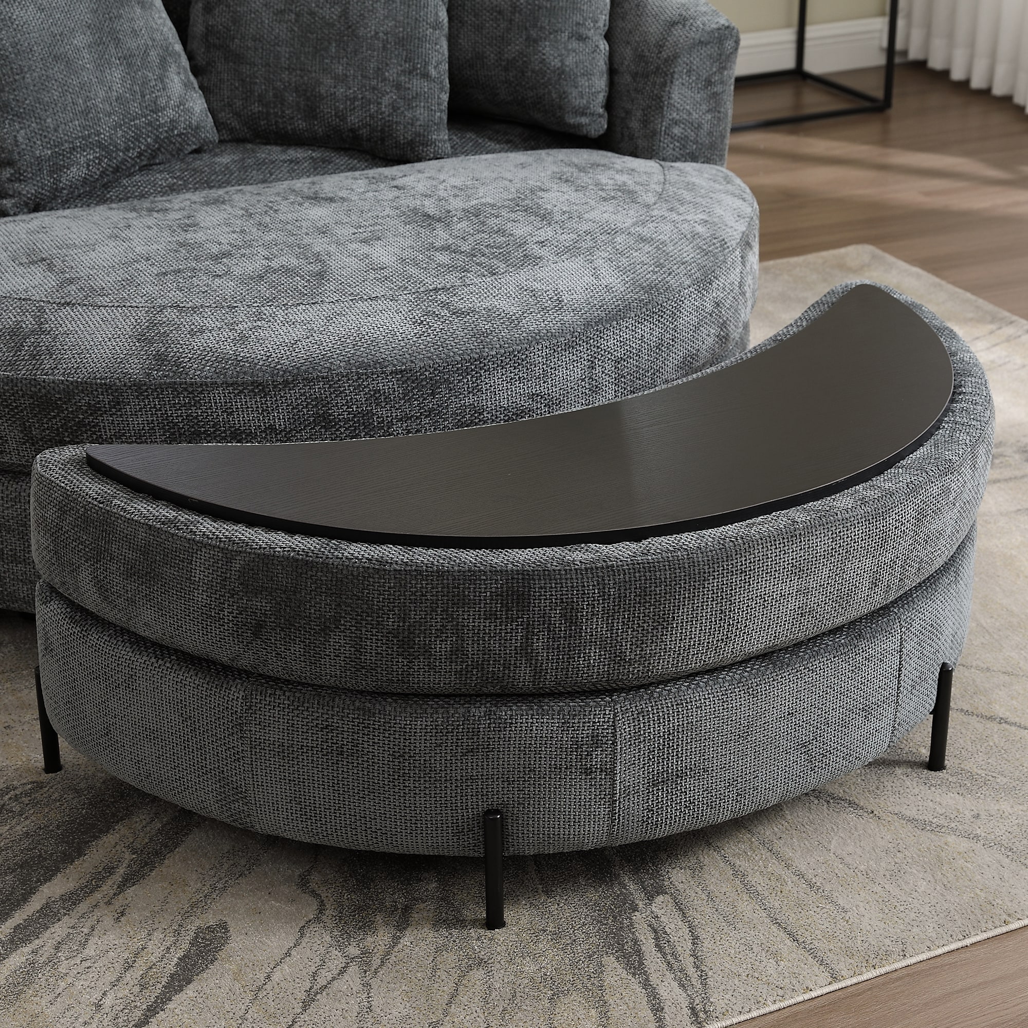 Aortzio HM-A4060-CHARCOAL bench - View #6