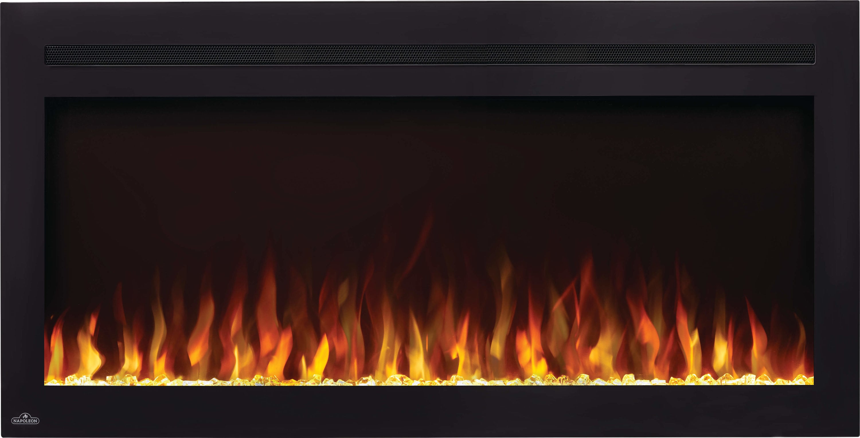 NAPOLEON NEFL42HI 42-in W Black Wall mount Fan-forced Wall-mount Electric Fireplace with Remote Control Included