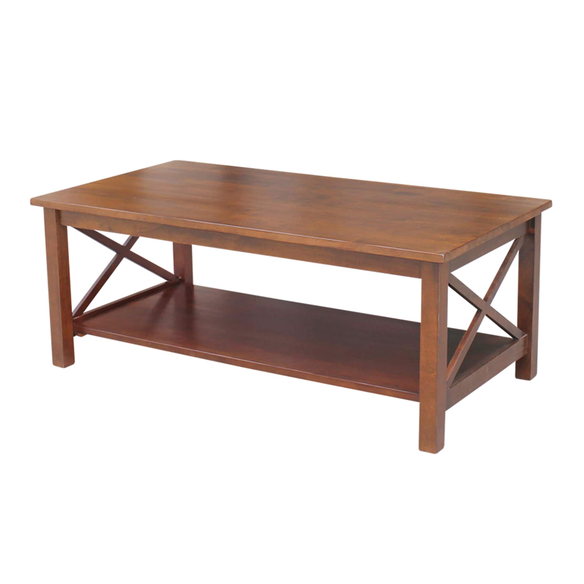 International Concepts OT581-70C Hampton Espresso Rubberwood Wood Casual Coffee Table