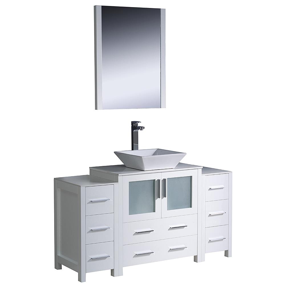 Fresca FVN62-123012WH-VSL Bath-Vanity-Combo - View #2