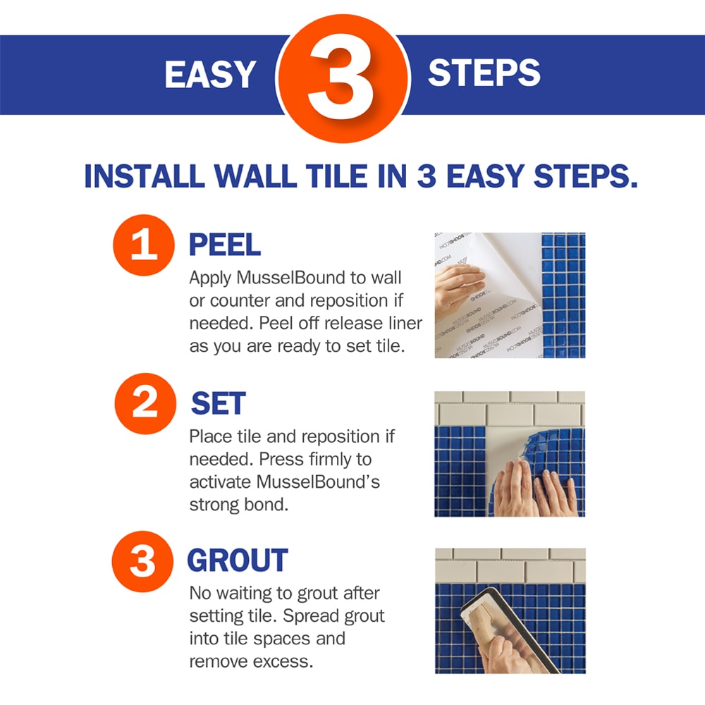 EASY Tile Install with Musselbound  Installing, Grouting, and  Troubleshooting! 