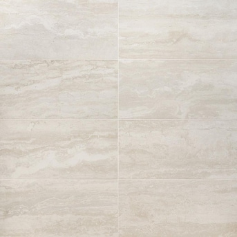 Artmore Tile Primary Travertine Cream 12 In X 24 Matte Porcelain Stone Look Wall 11 62 Sq Ft Carton The Department At Lowes Com