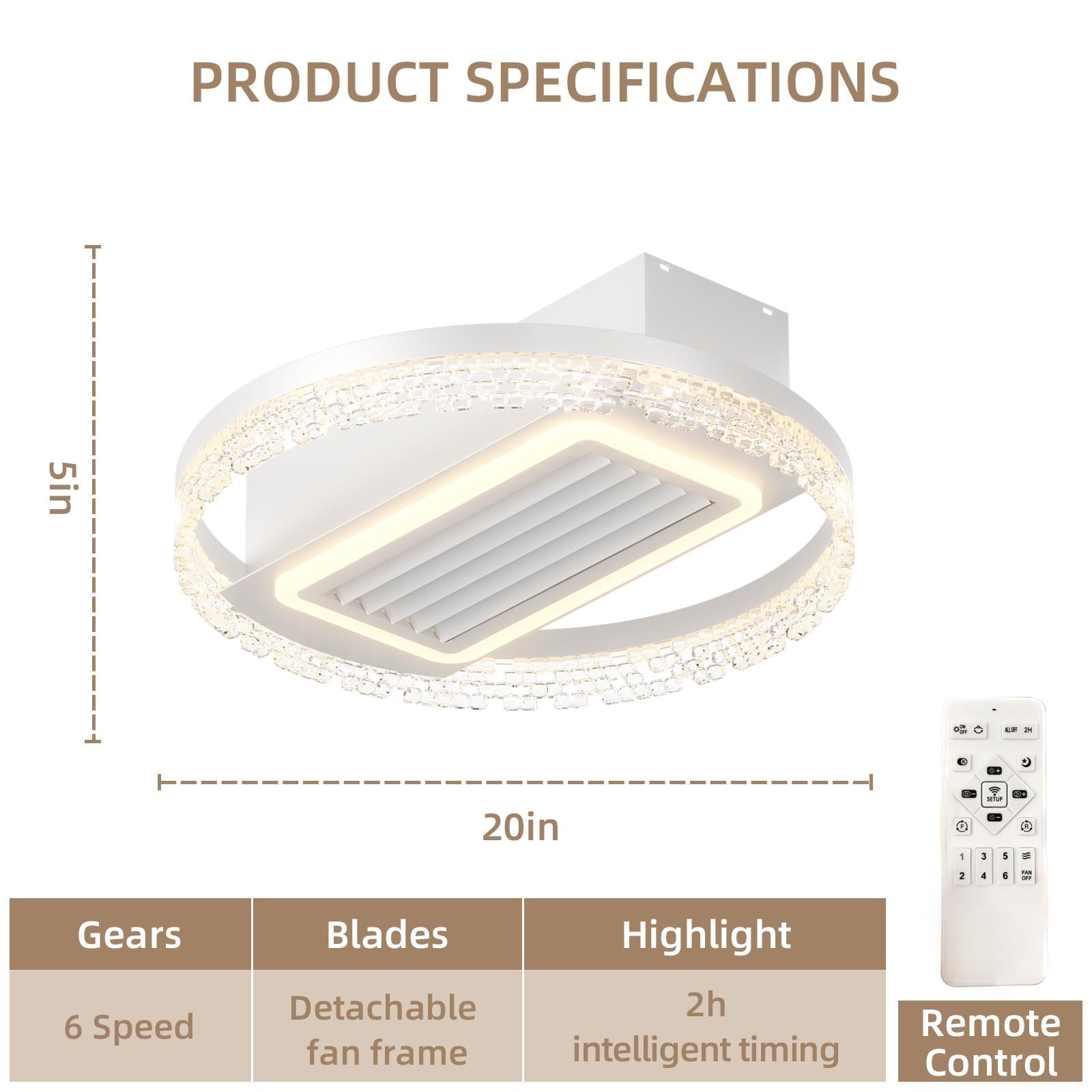 Bayfeve BFSHL-15175-CF Ceiling-Fans - View #3
