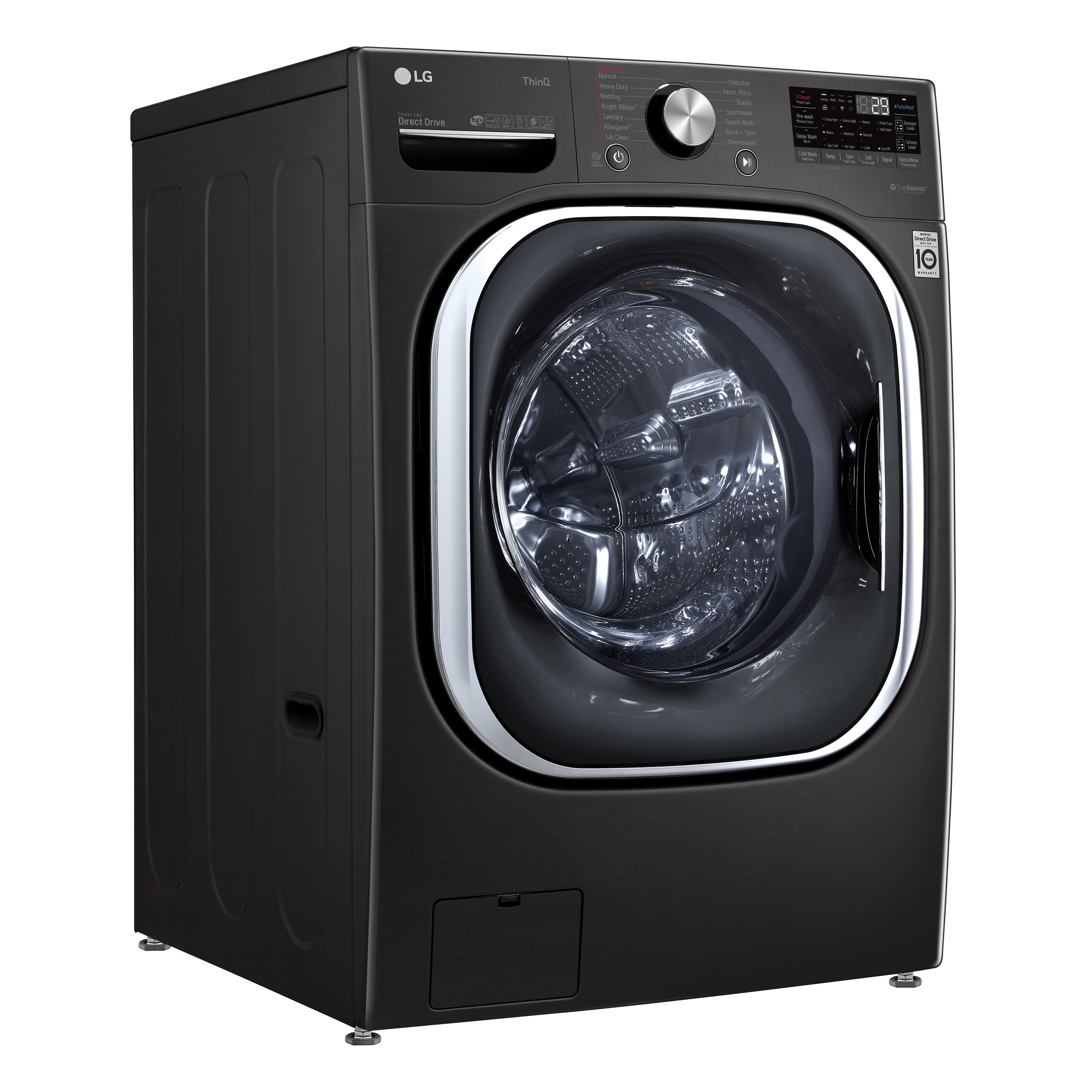 LG WM2650HRA 27 Front-Load Washer with 3.6 cu. ft. Capacity, 9 Wash  Cycles, 9 Options, Steam Option, Load Size Sensing, ColdWash Technology and  Dual LED Display: Wild Cherry Red