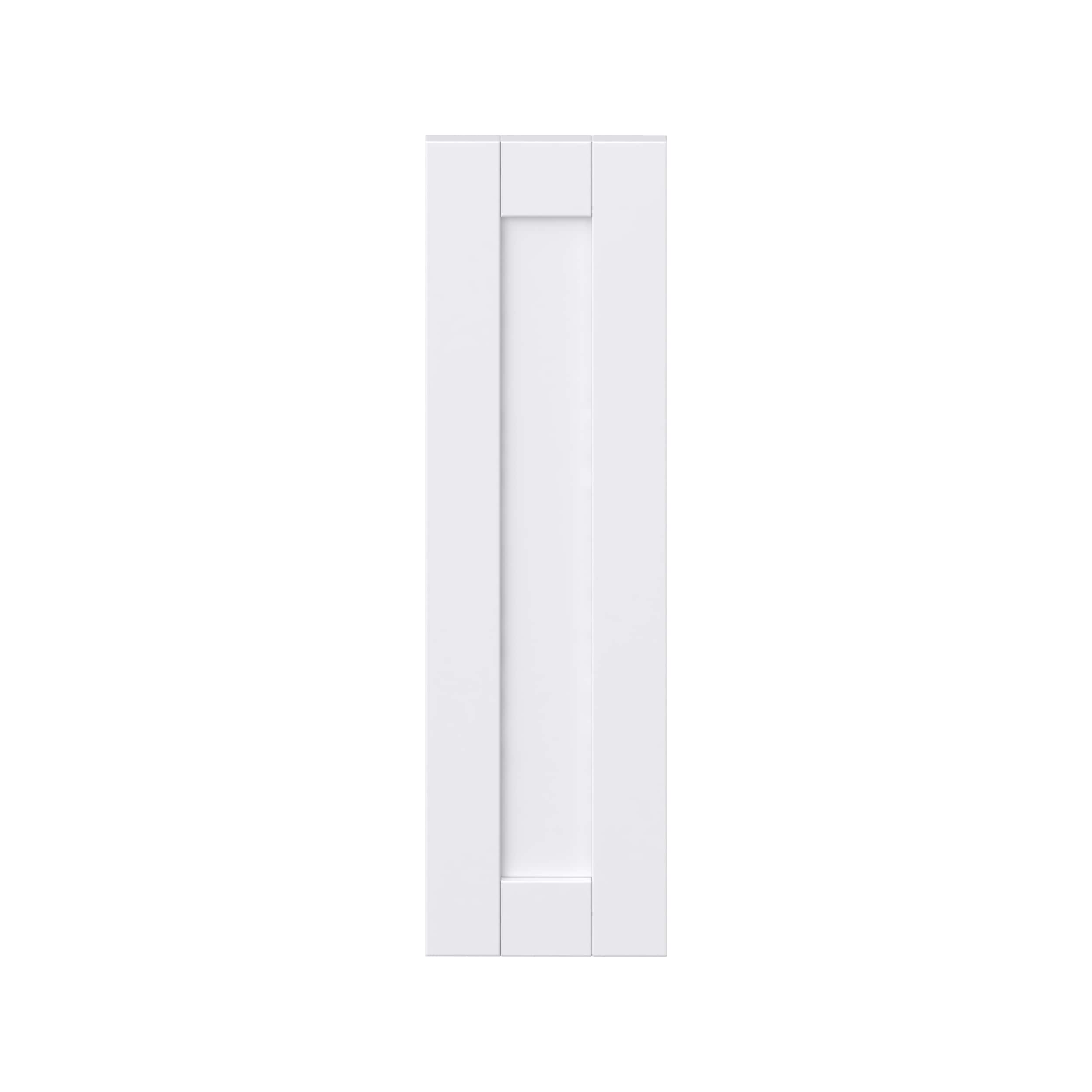 Hugo&Borg DSDR930-RM Rosemont 9-in W x 30-in H Glacier White Laminate Shaker Base and wall cabinet doors (Fits 9-in x 30-in wall box )