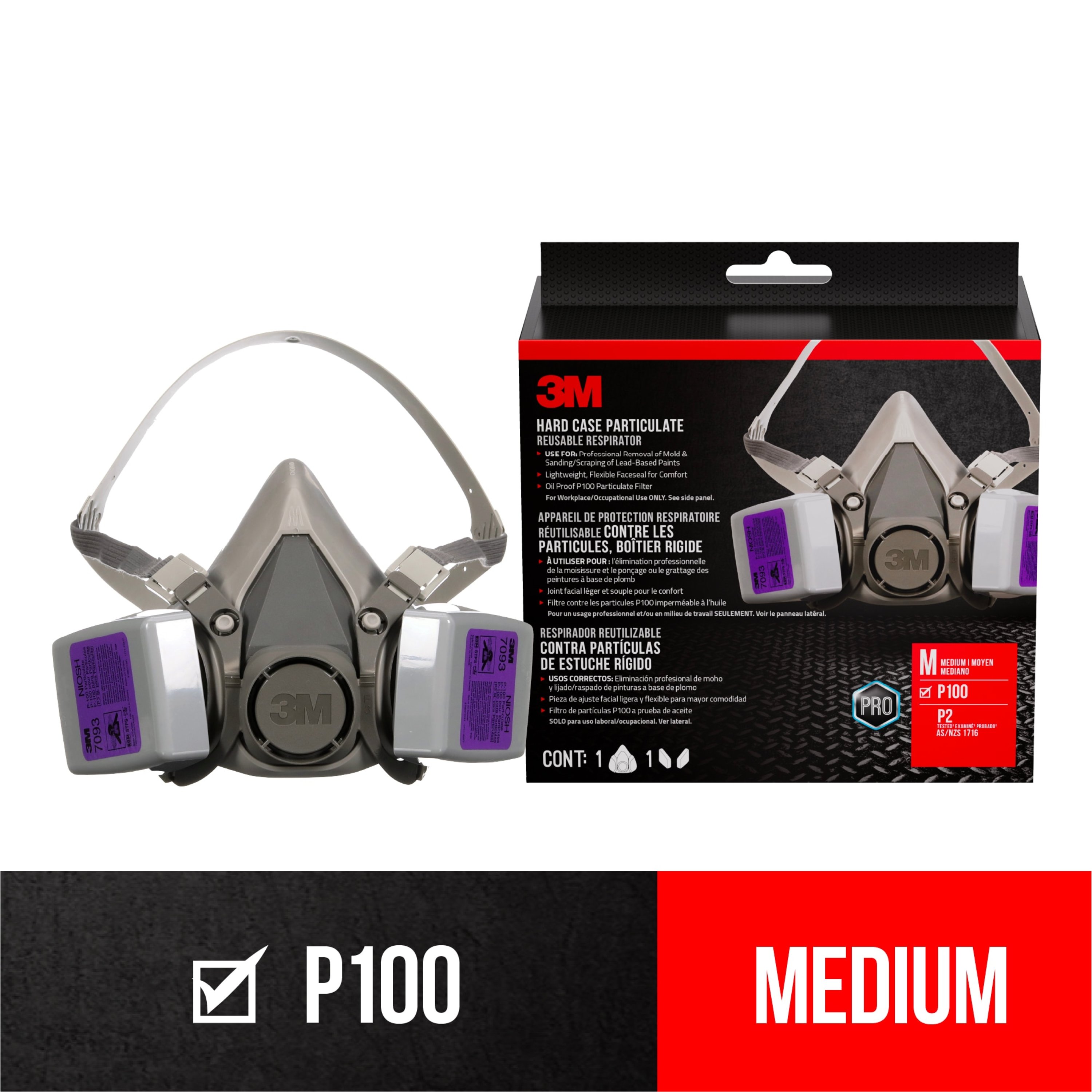 3M 62093HA1-C respirators - View #2