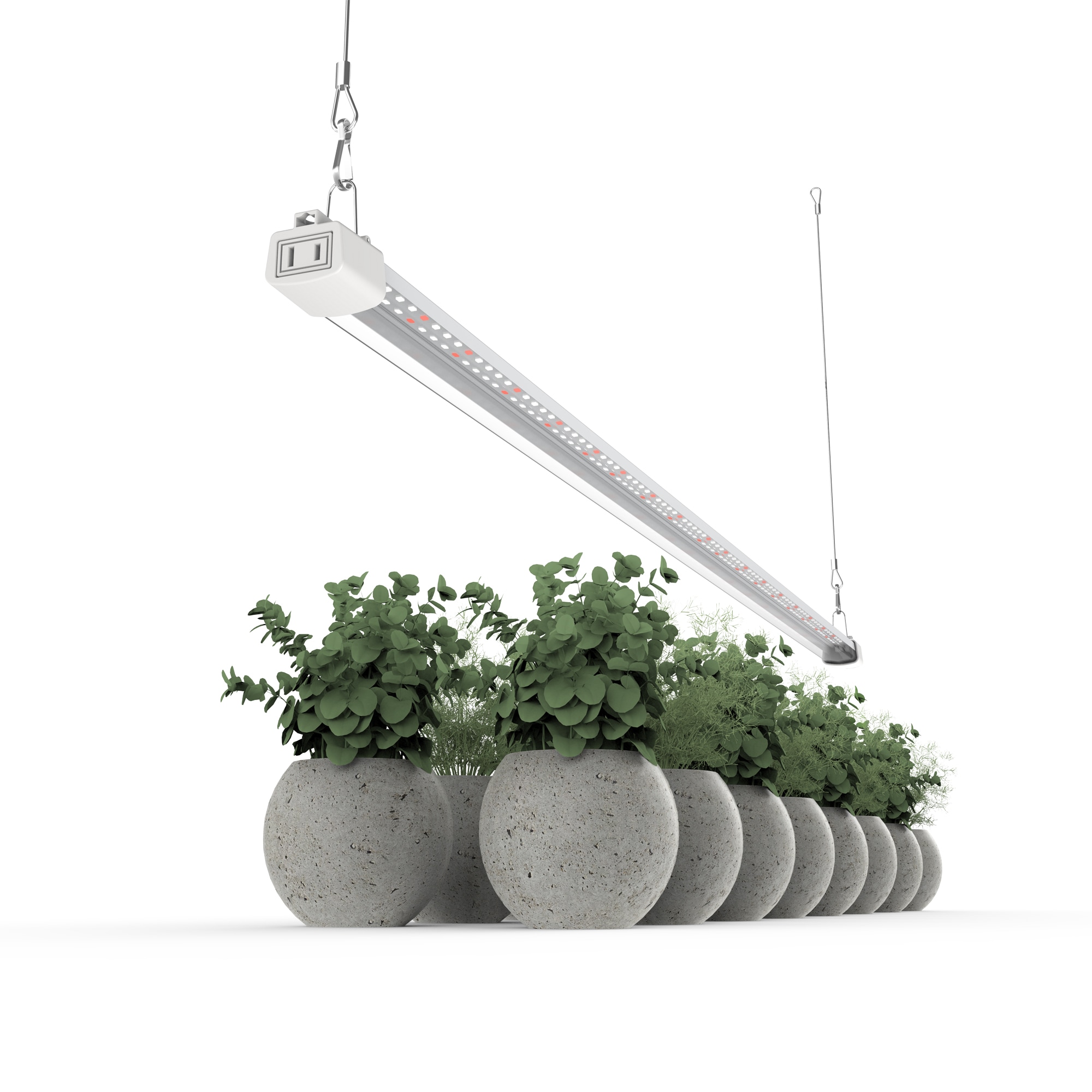 BoostGro GCS46WHTA1 46.1-in 1 -Light White 30 -Watt Full spectrum LED Grow light kit