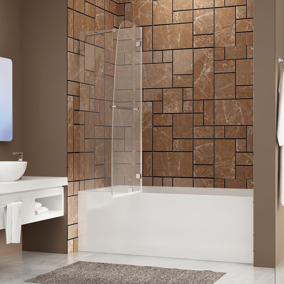 WELLFOR SLL-B020-4872CC Bathtub-Doors - View #7