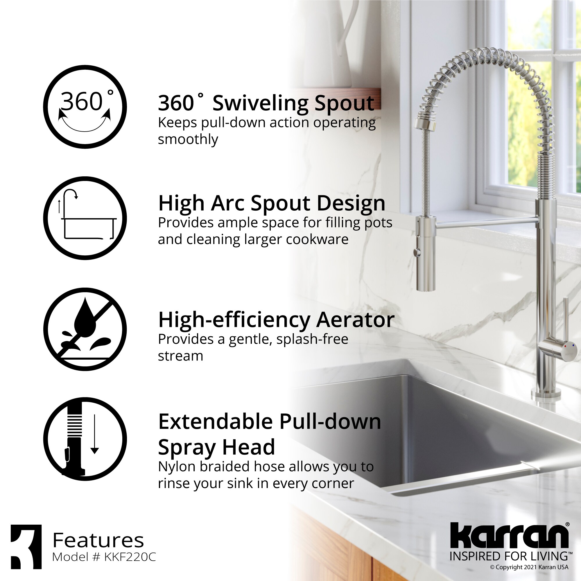 Karran KKF220SD35C Kitchen-Faucets - View #5