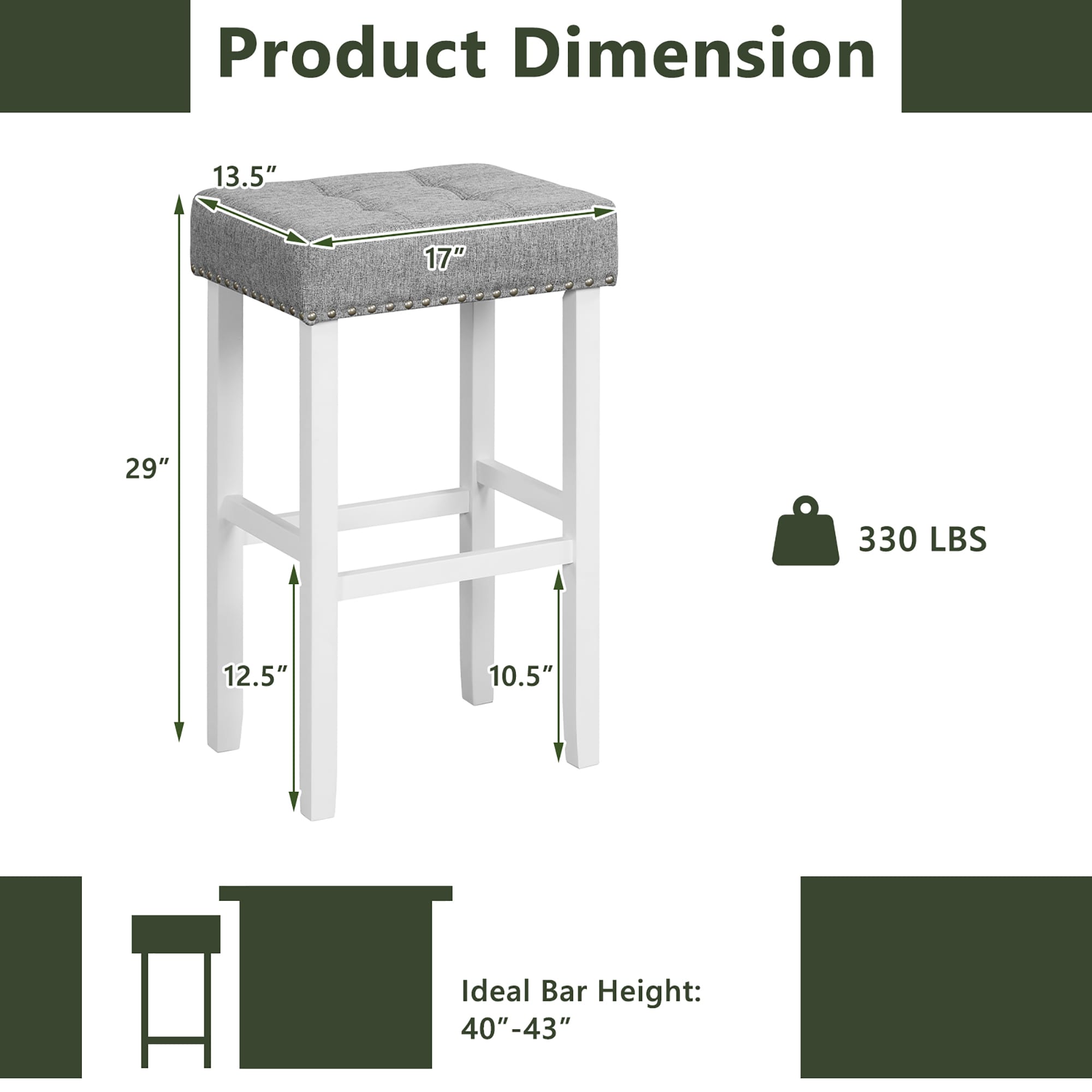 Goplus LWS00341 stools - View #2