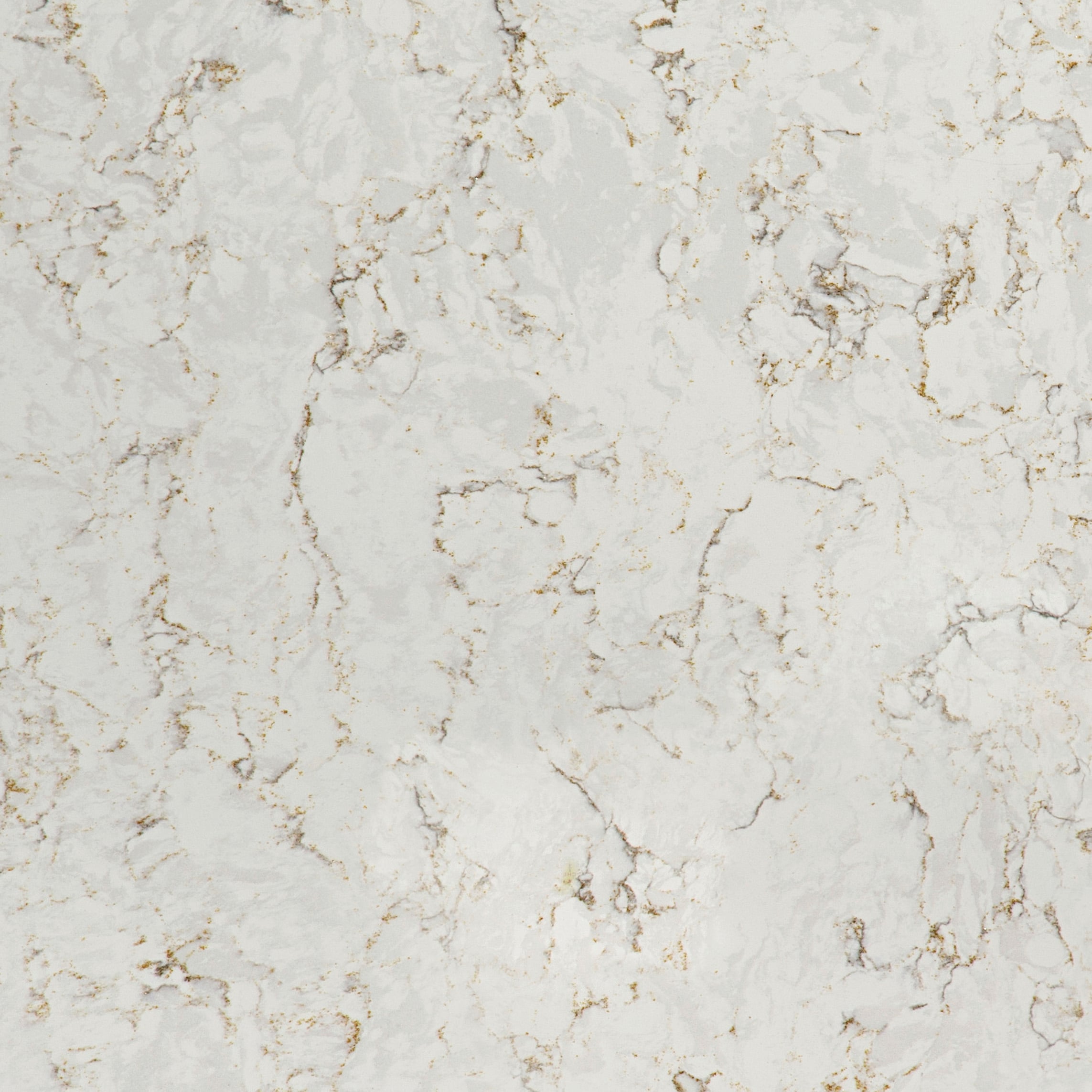 Lusso/Polished Quartz White Kitchen Countertop SAMPLE (4-in x 6-in) | - Silestone 263406