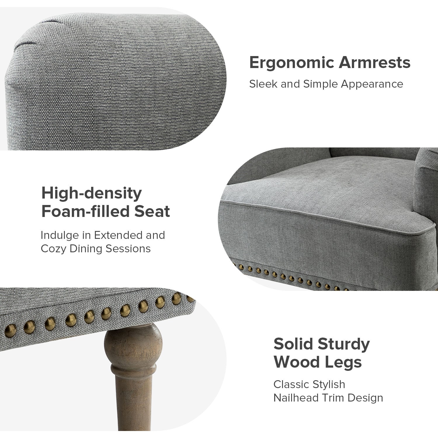 14 Karat Home CHM0384-PEWTER chairs - View #5