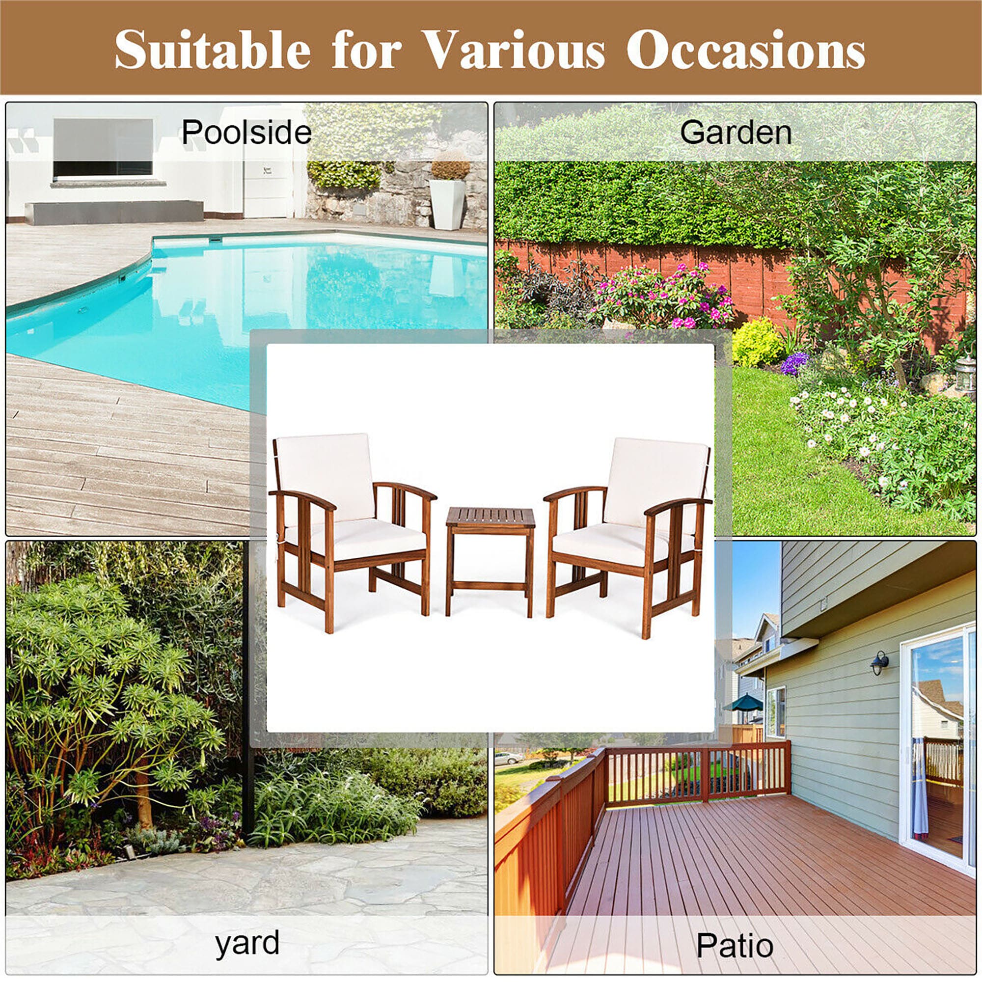 CASAINC TM-WF190311AAE Patio-Conversation-Sets - View #6