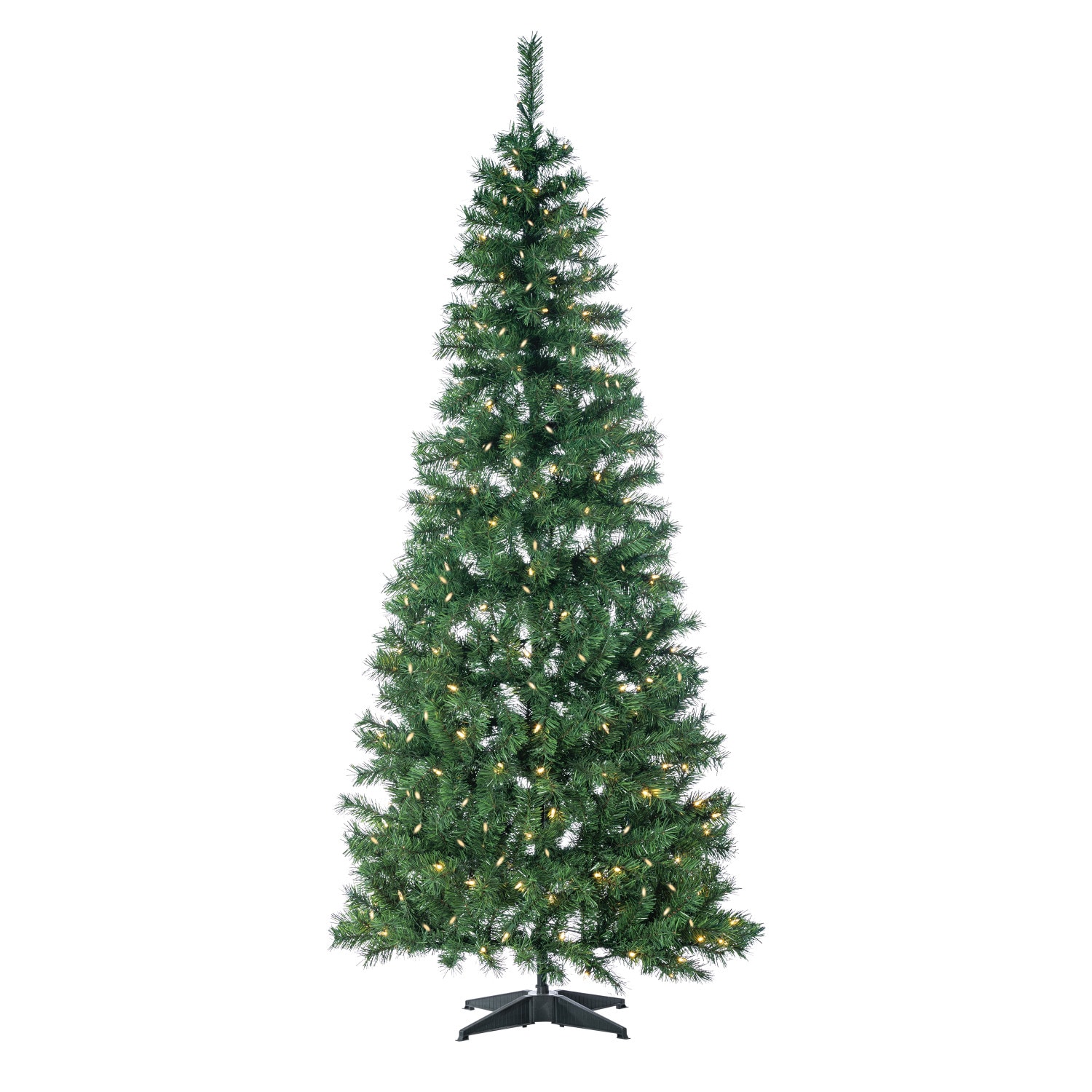 Sterling Tree Company 6455--75WWLED 7.5-ft Pre-lit Artificial Christmas Tree with Led/Incandescent Lights