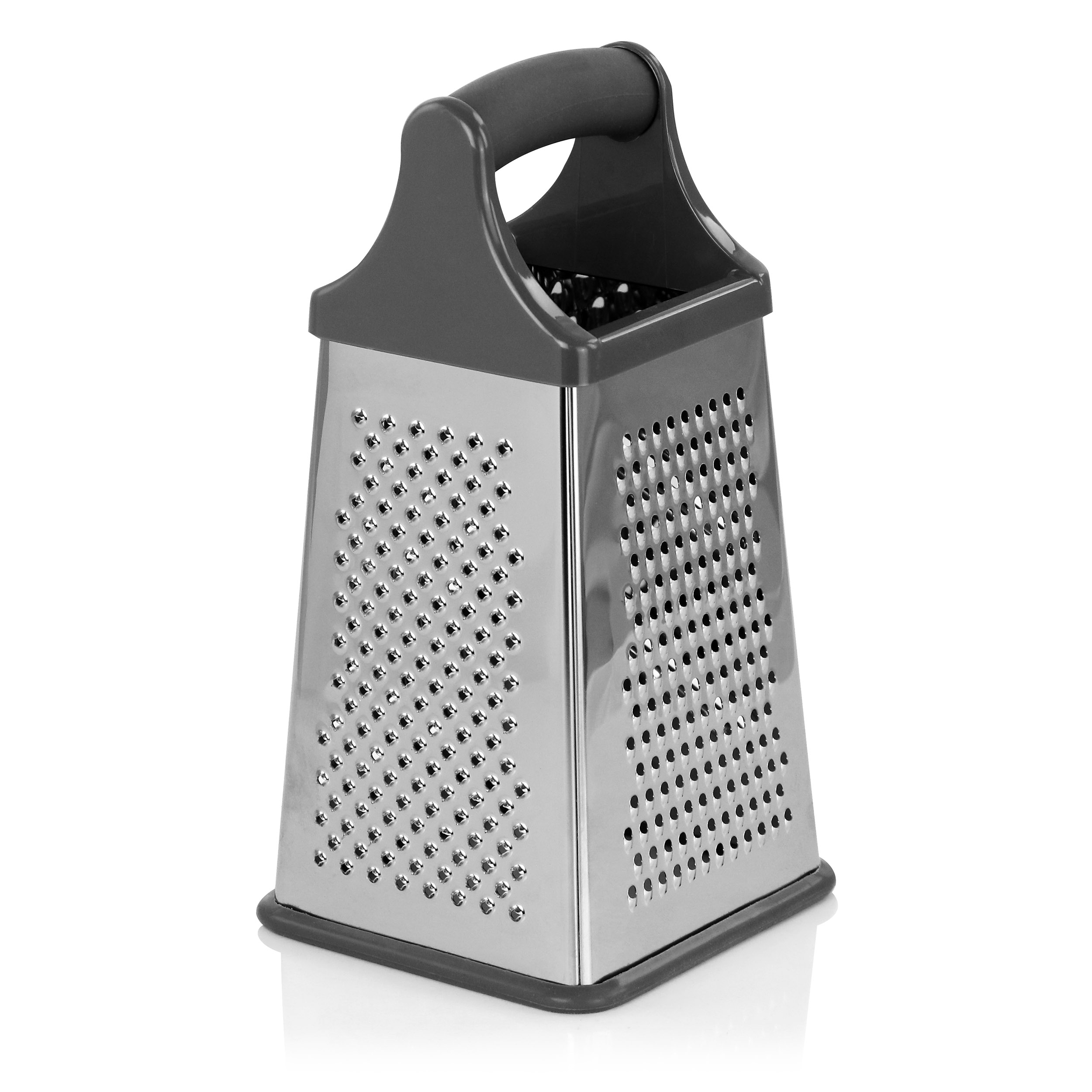 Cheese Grater with Handle, Stainless Steel Box Grater, 4 Sided 10 Inch  Kitchen