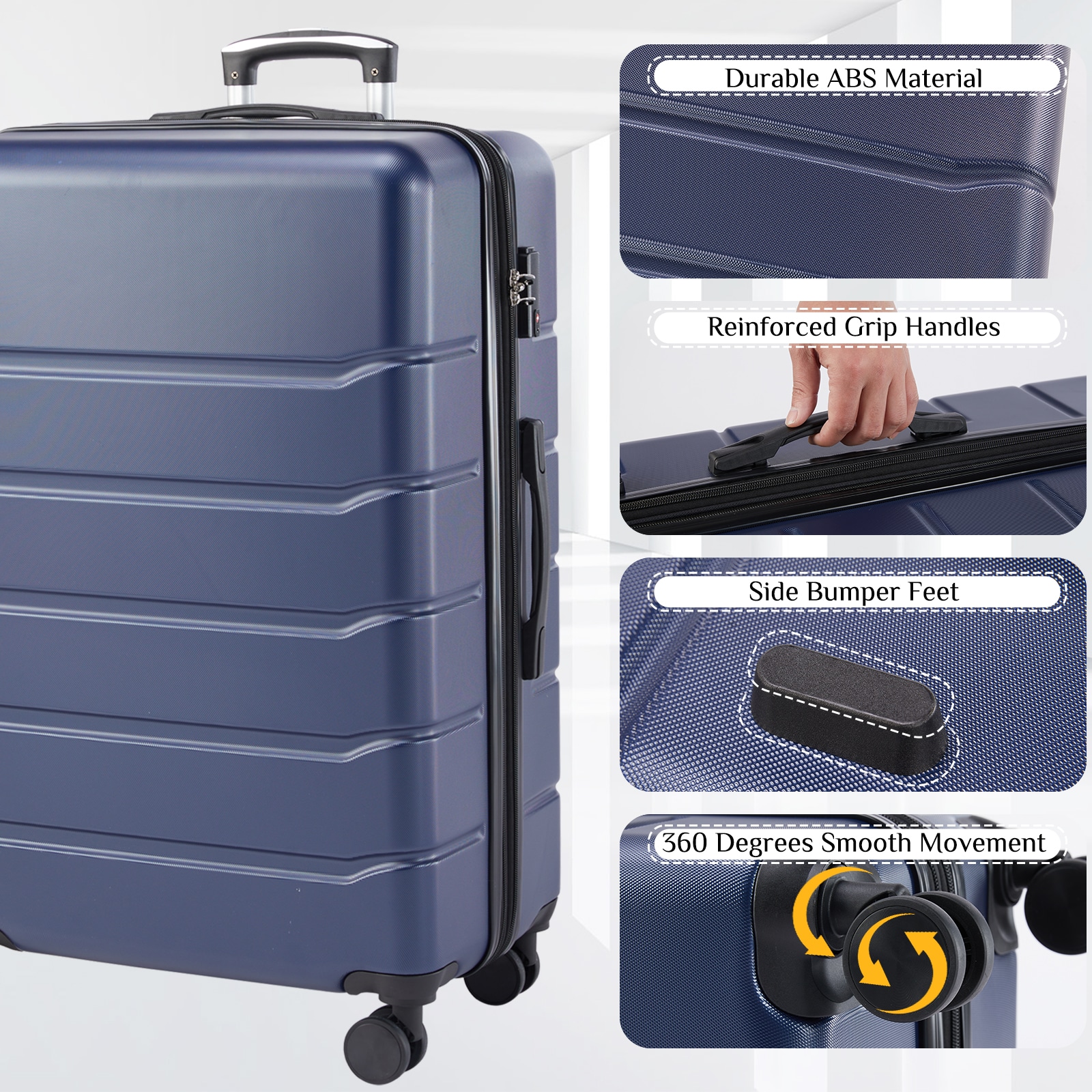 Flynama L-P185905 Luggage-And-Luggage-Sets - View #3