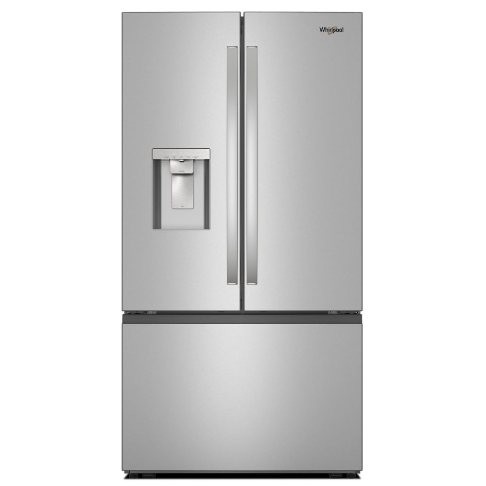 Whirlpool WRFF3736SZ Standard-Depth 29.58-cu ft 3 -Door French Door Refrigerator with Dual Ice Maker with Water and Ice Dispenser ( Fingerprint Resistant Stainless Finish ) ENERGY STAR Certified