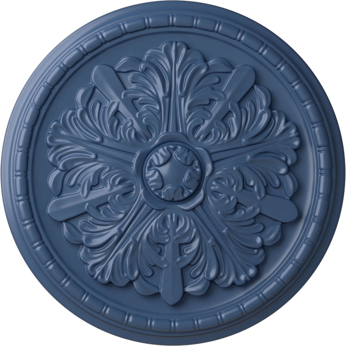 Ekena Millwork CM17WAAMF Washington 17.125-in W x 17.125-in L Painted Americana Polyurethane Whole Ceiling Medallion