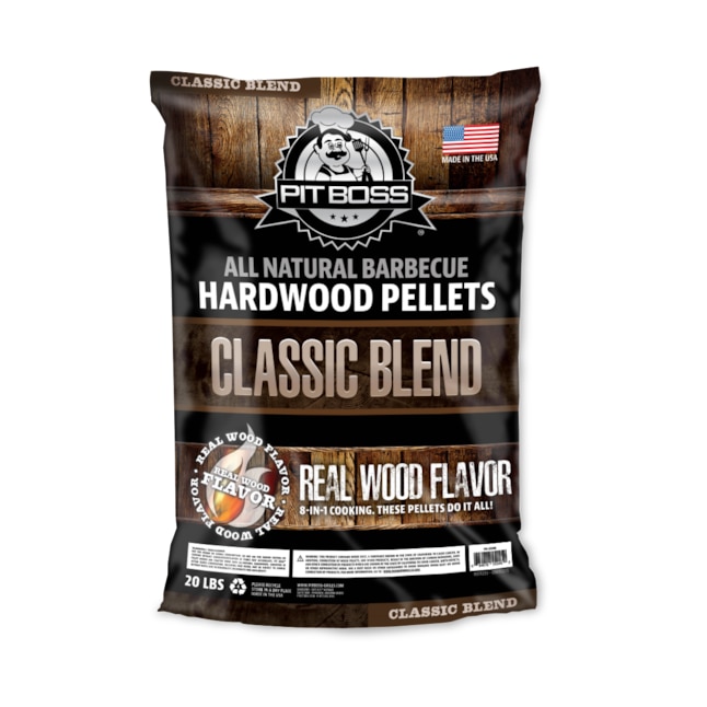 Hickory Hardwood Pellets Grill Wood Smoker Natural Real Fired Smoking BBQ 20 lb