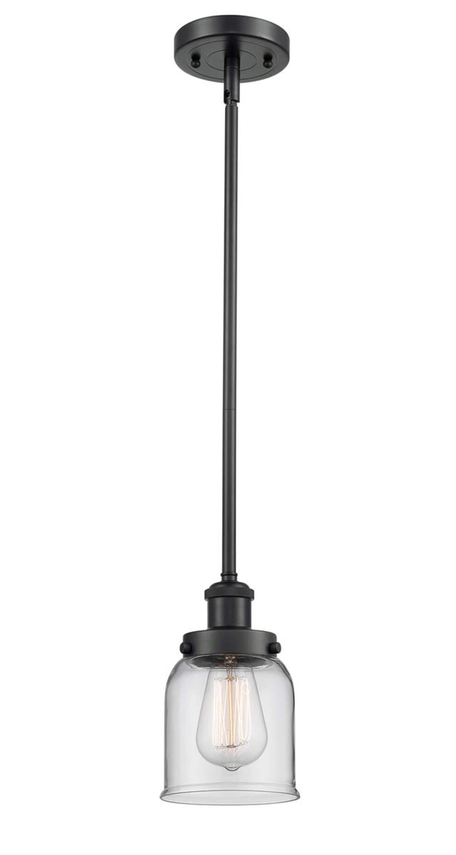 Sleek Mini Matte Black Pendant with Adjustable Swivel