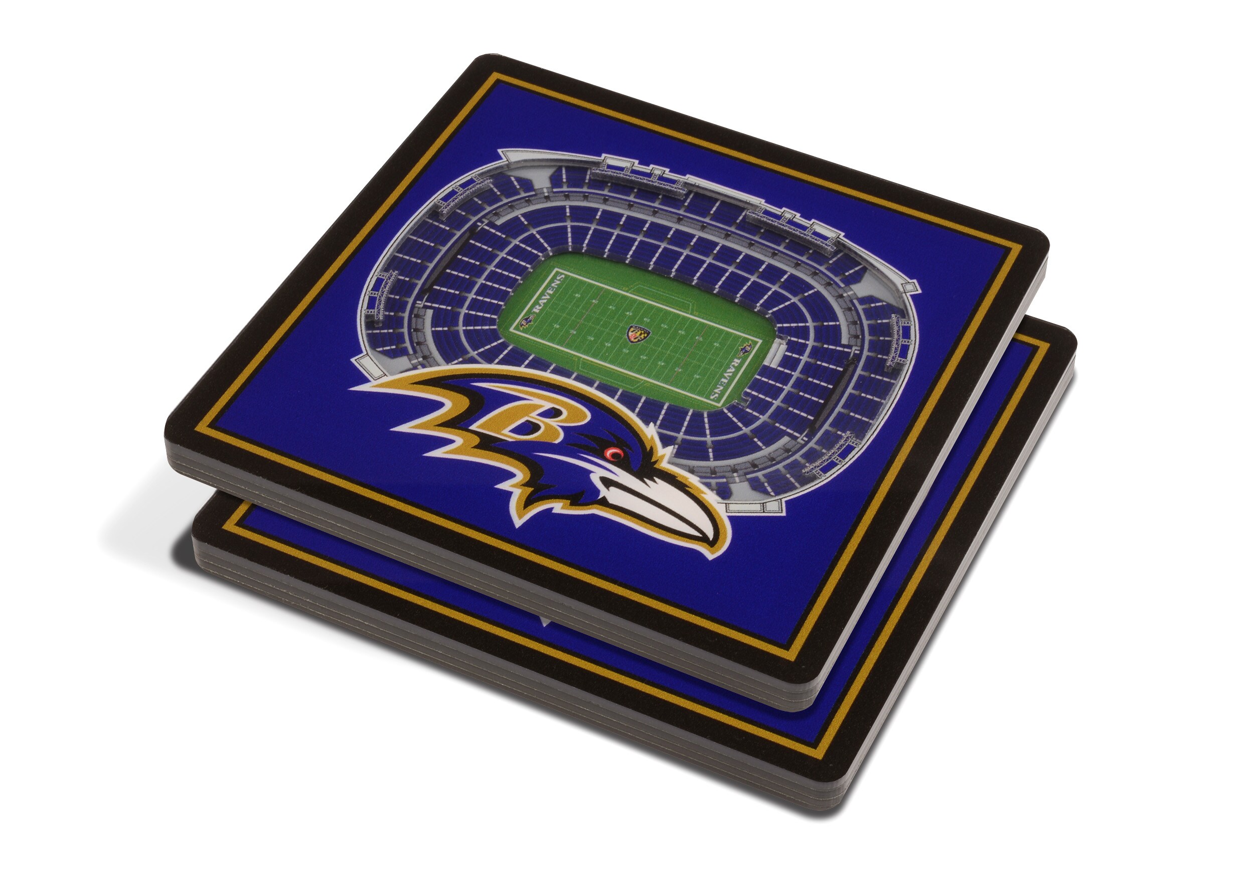 Chicago Bears 3D StadiumViews 2-Pack Coaster Set