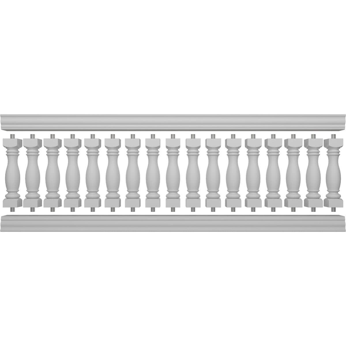 Ekena Millwork BALK38X120EMG railings - View #5