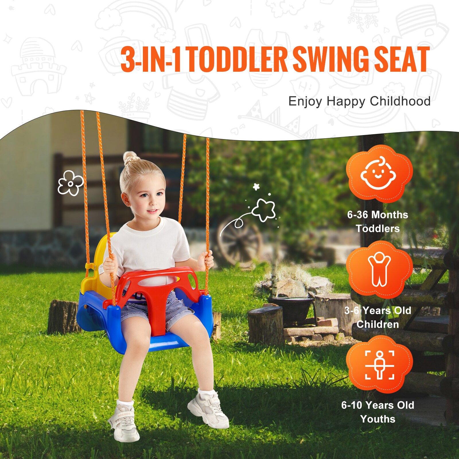 SVOPES SVOPES3H1YYEQ07613V0 Playset-Swings - View #3