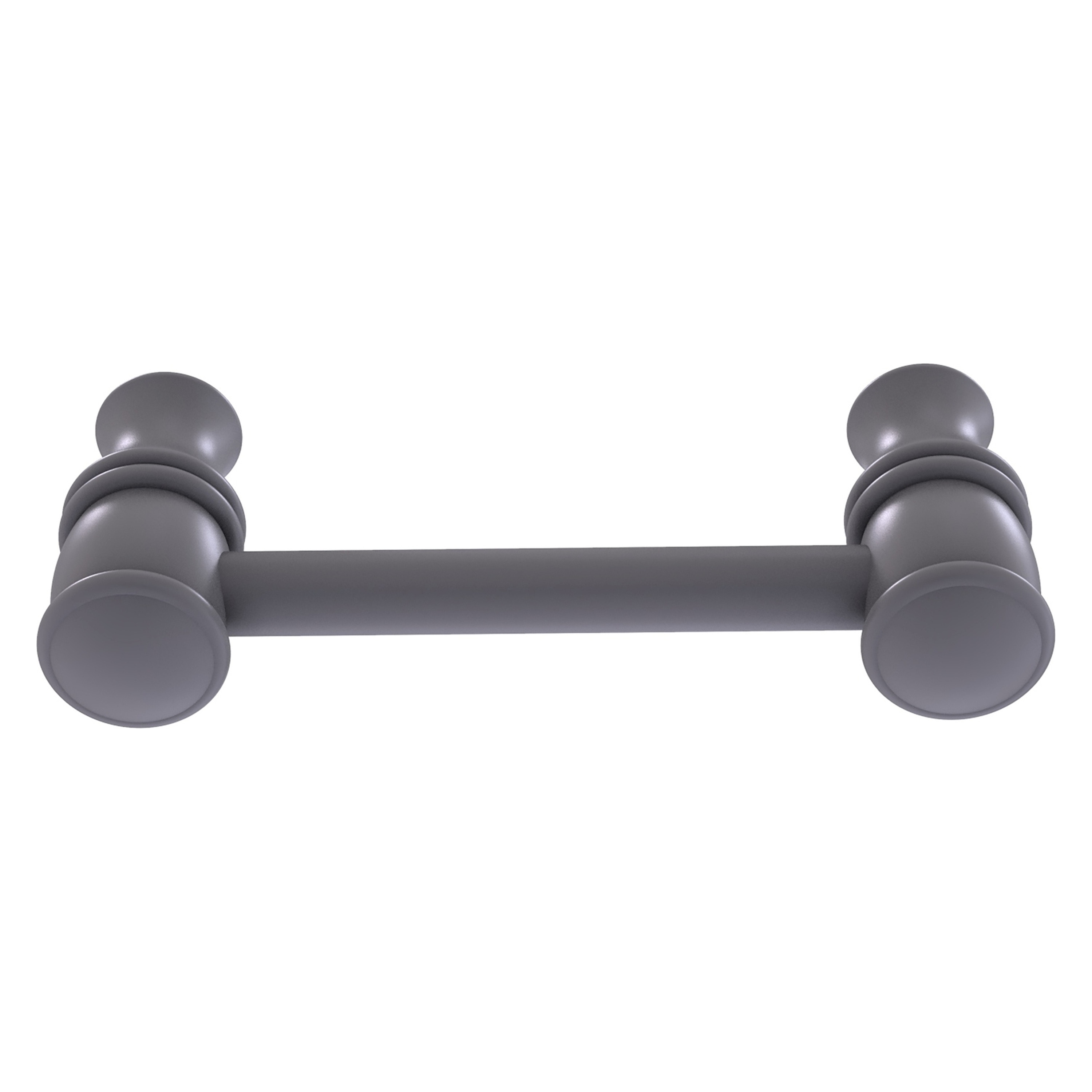 Allied Brass CL-30-3-GYM Carolina 3-in , 76mm Center to Center Matte Gray Dual Mount Cylindrical Bar For Use on Appliances Drawer Pulls