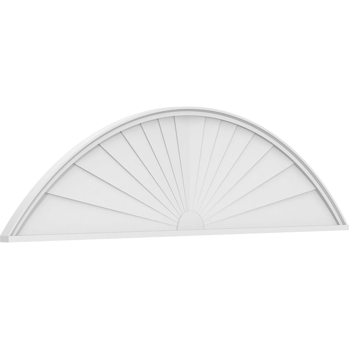 Ekena Millwork PEDPS084X220SEG01 84-in W x 22-in L PVC Pediment