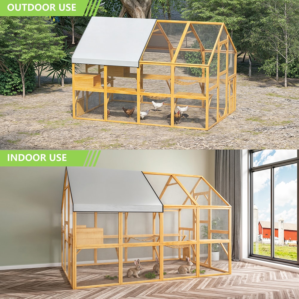 Homsee C-KF150158-09-AB Chicken-Coops-Rabbit-Hutches - View #18
