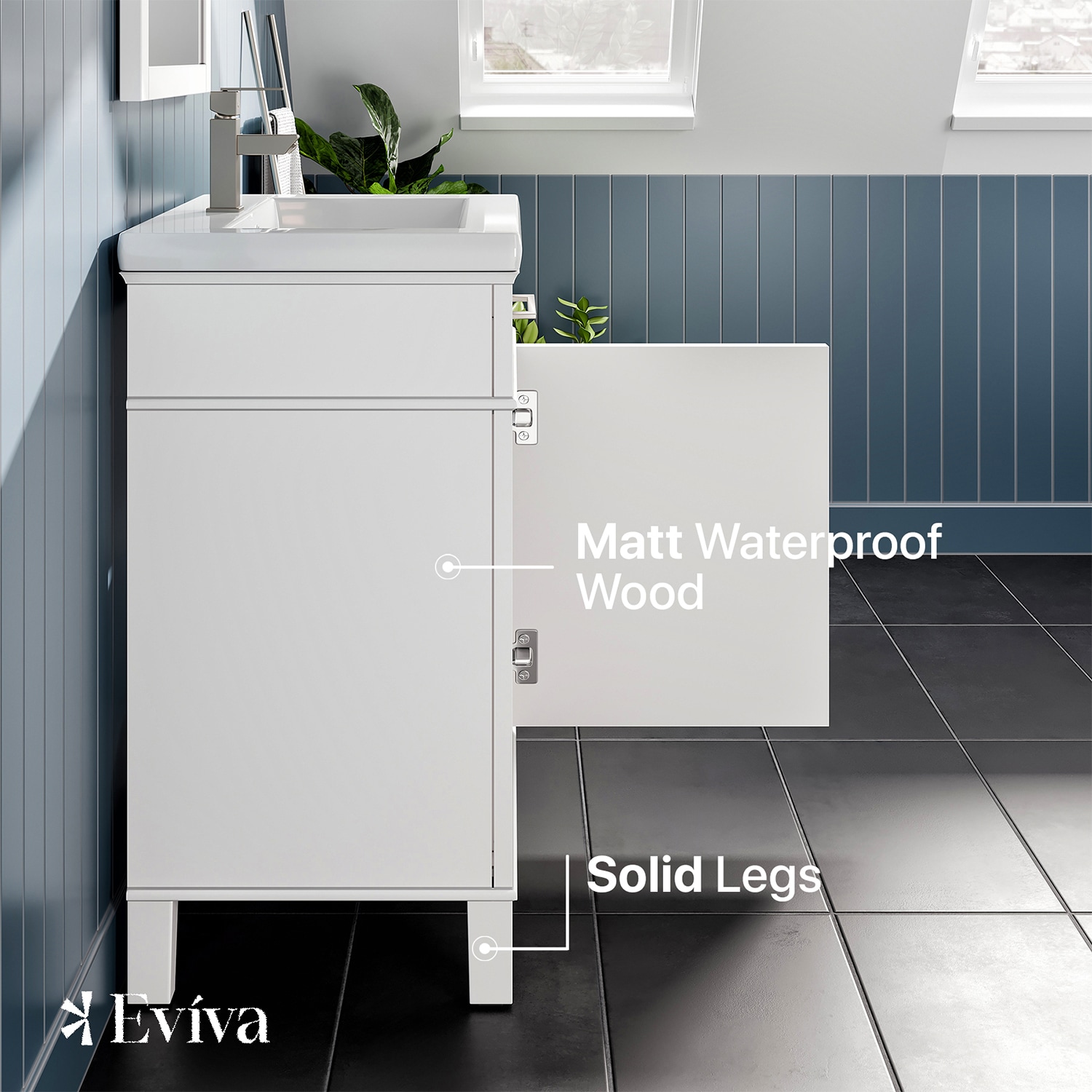 Eviva TVN112-24WH Bath-Vanity-Combo - View #5
