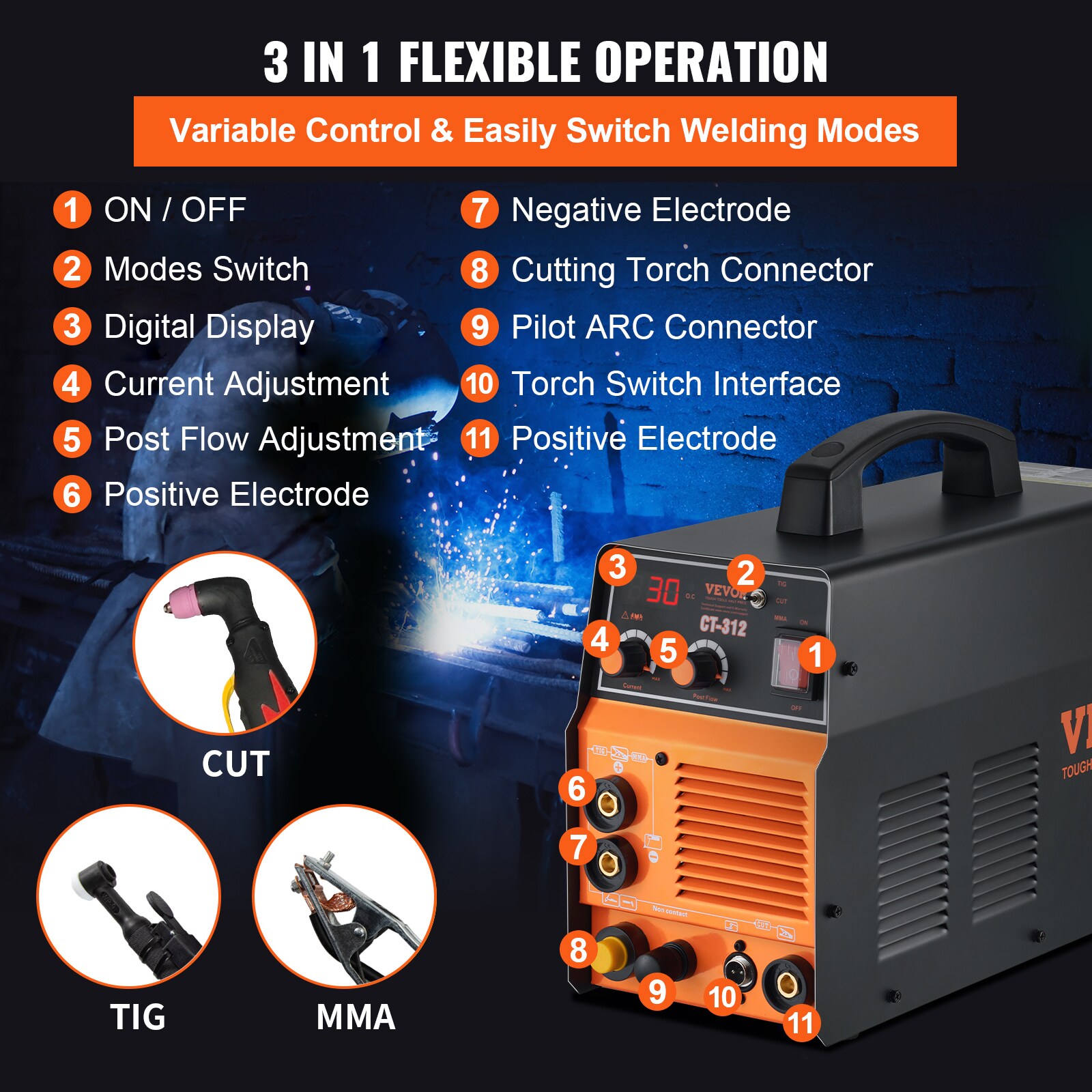 VEVOR GHYTJFJC30A12Z4NQV5 Plasma-Cutters - View #6