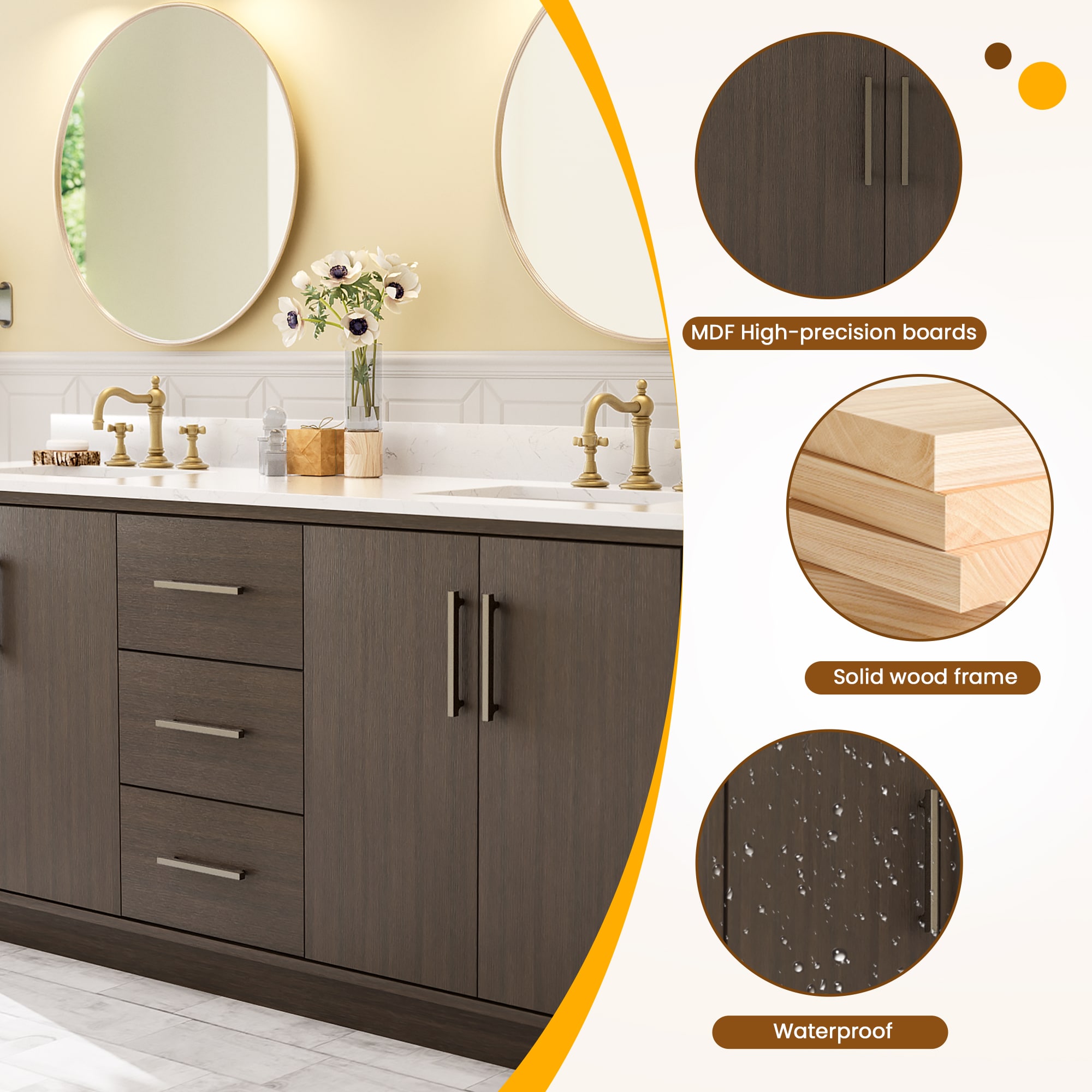 VOUA DXRCJ-SJD-BU Bath-Vanity-Combo - View #8