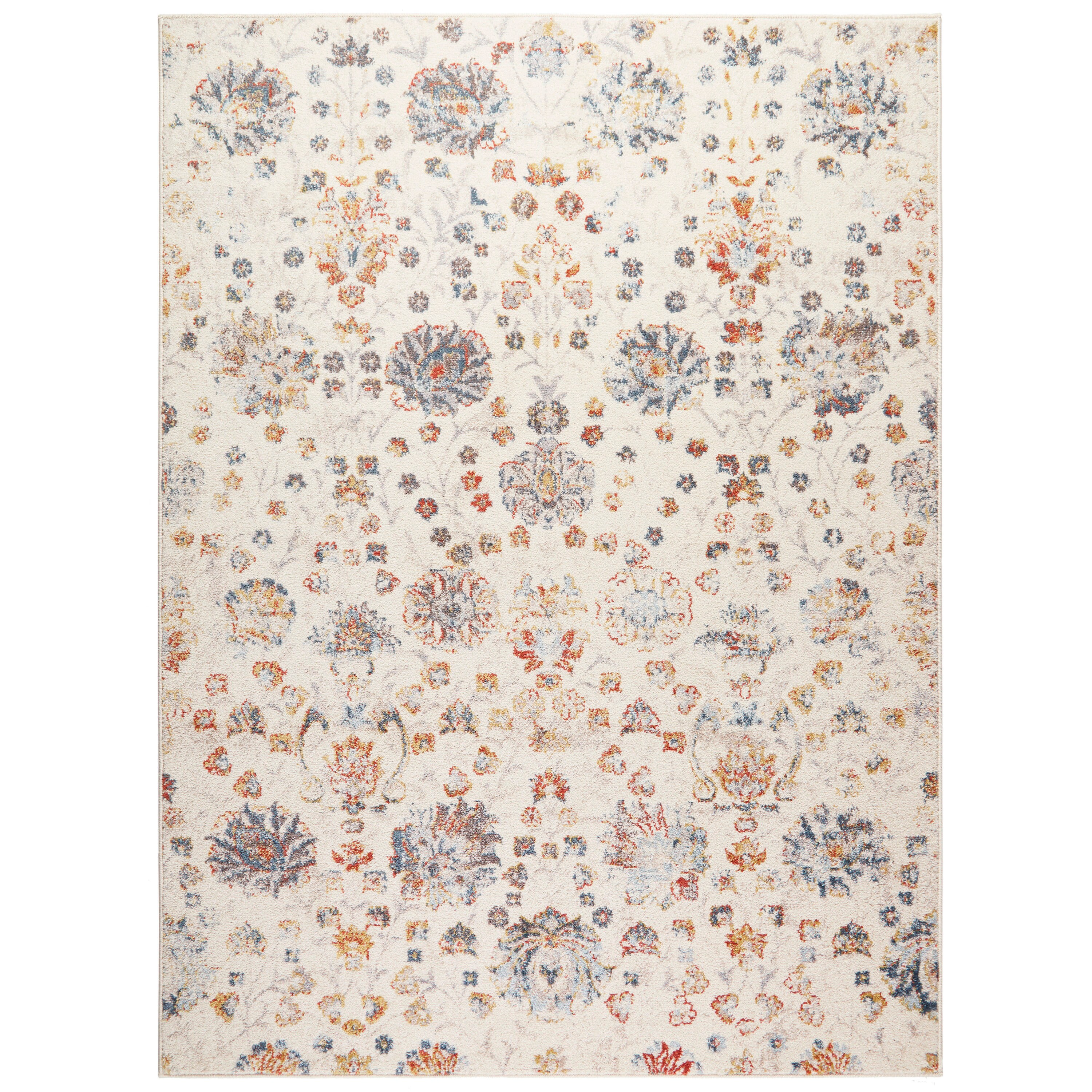 Home Dynamix Rugs Venice Flore 6072-309 Damask Floral Blue