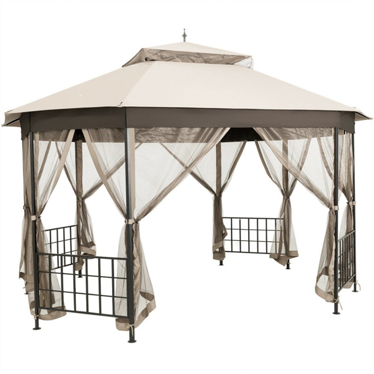 Mondawe 884-HY Wood-Resin-Gazebos - View #4