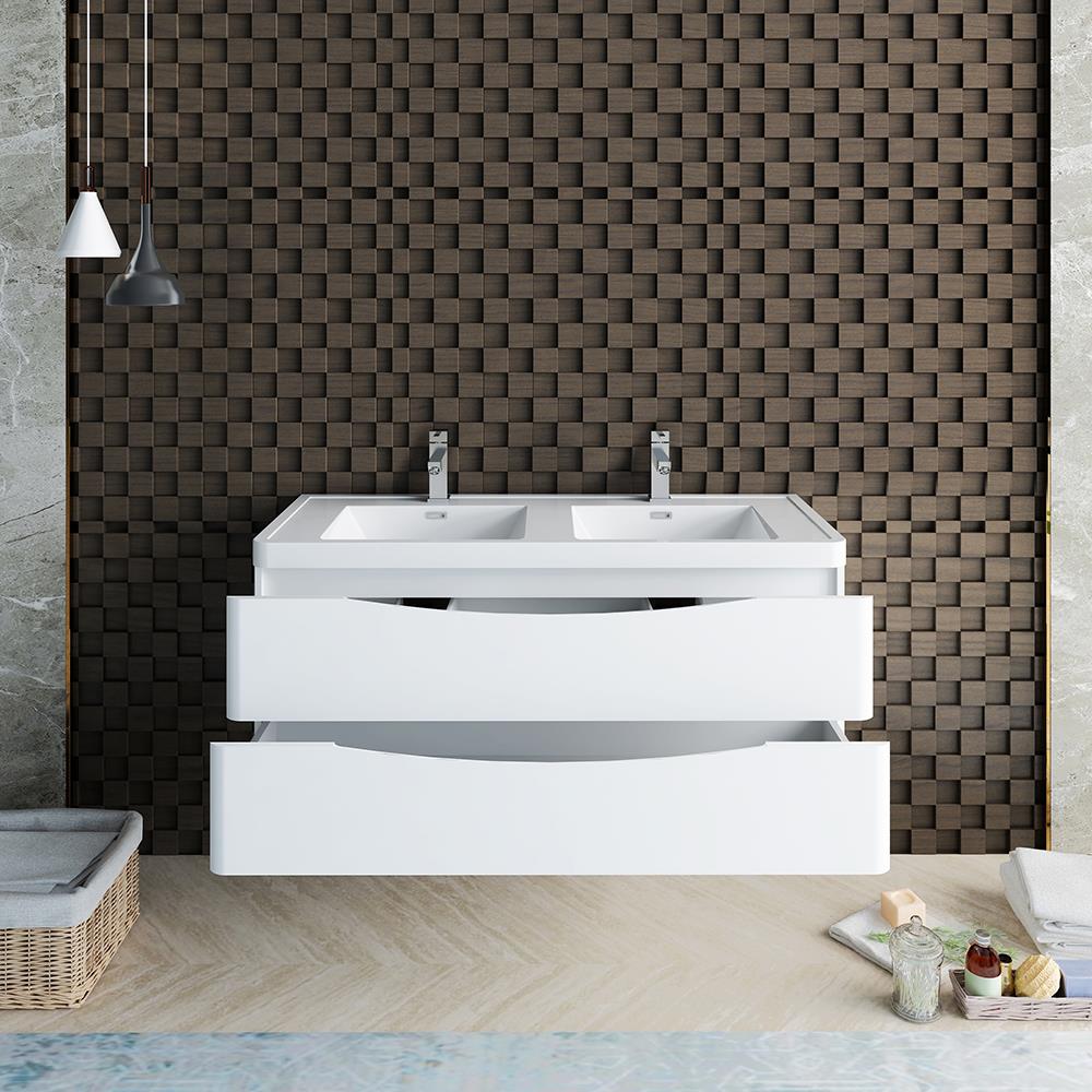 Fresca FCB9048WH-D-I Bath-Vanity-Combo - View #4