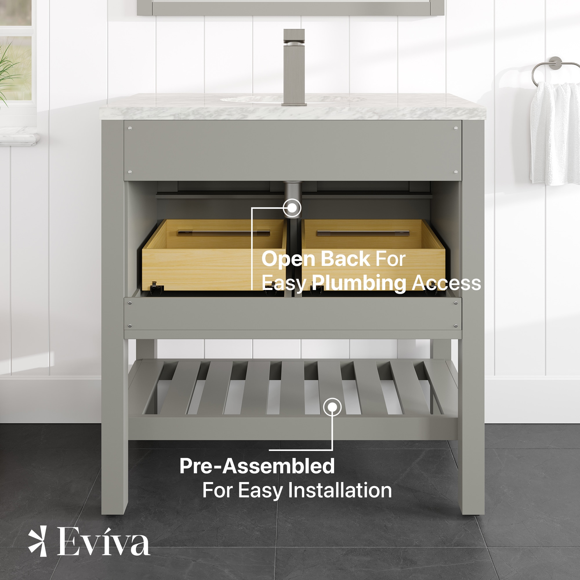 Eviva EVVN503-36GR Bath-Vanity-Combo - View #9