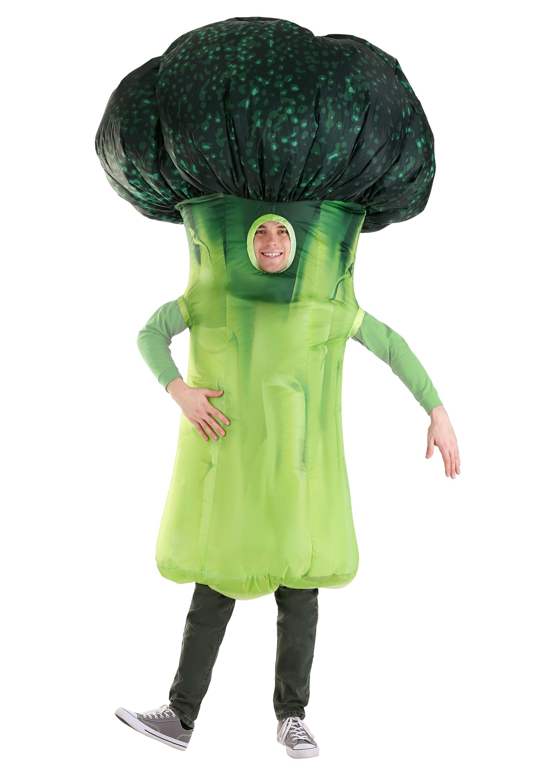 HalloweenCostumes.com FUN1511AD FUN Costumes Inflatable Scrumptious Broccoli Adult Costume Standard