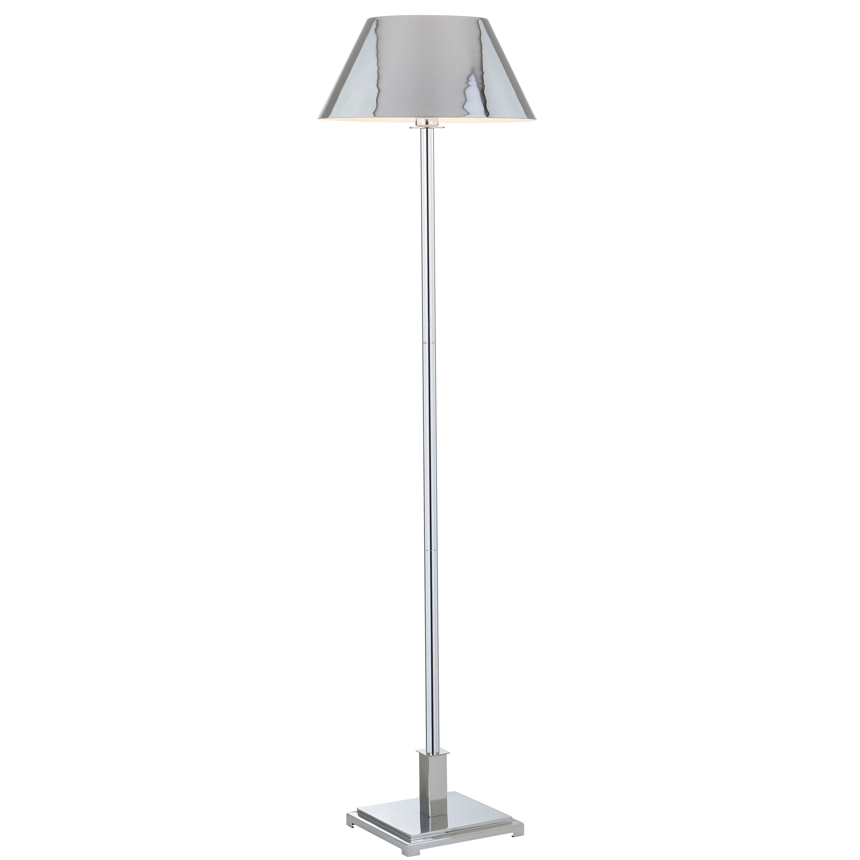 Roxy Transitional 60" Polished Chrome LED Floor Lamp