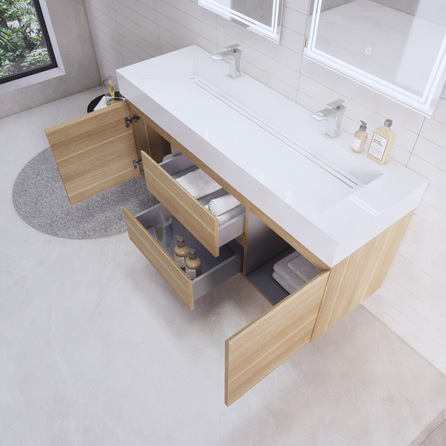 BV Better Vanity BTB-60D-CO Bath-Vanity-Combo - View #6