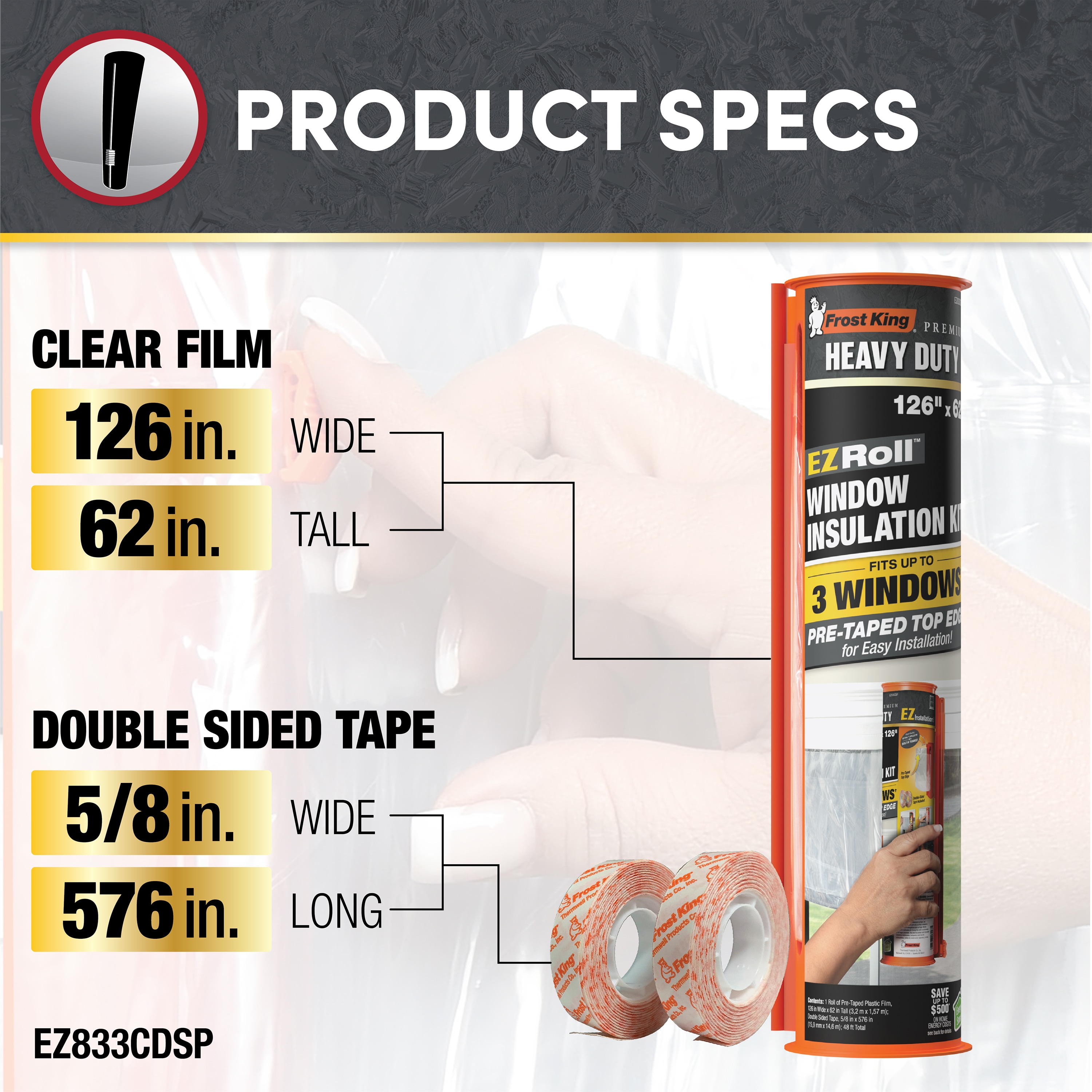 Frost King EZ833CDSP weatherstriping - View #7