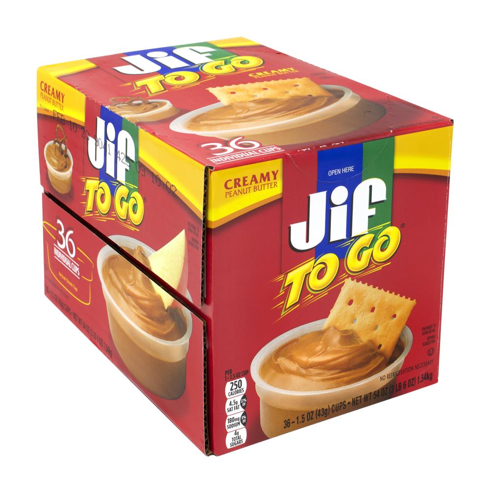 All Travel Sizes: Travel Size Jif To Go Creamy Peanut Butter Cup - 1.5 oz.:  Food