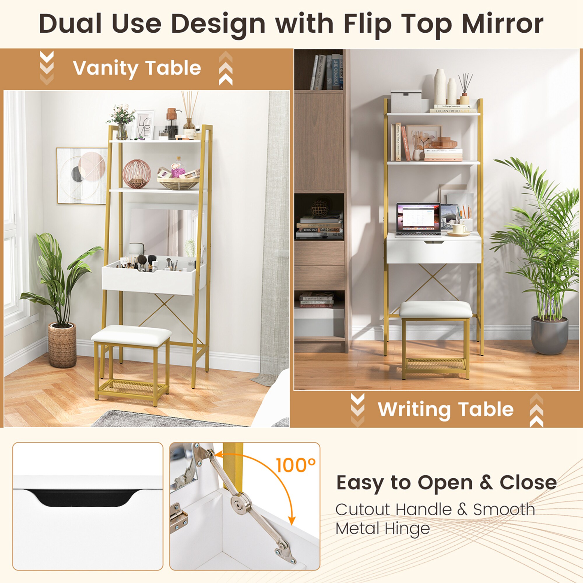 Costway CLS00041 Bedroom-Vanities - View #6